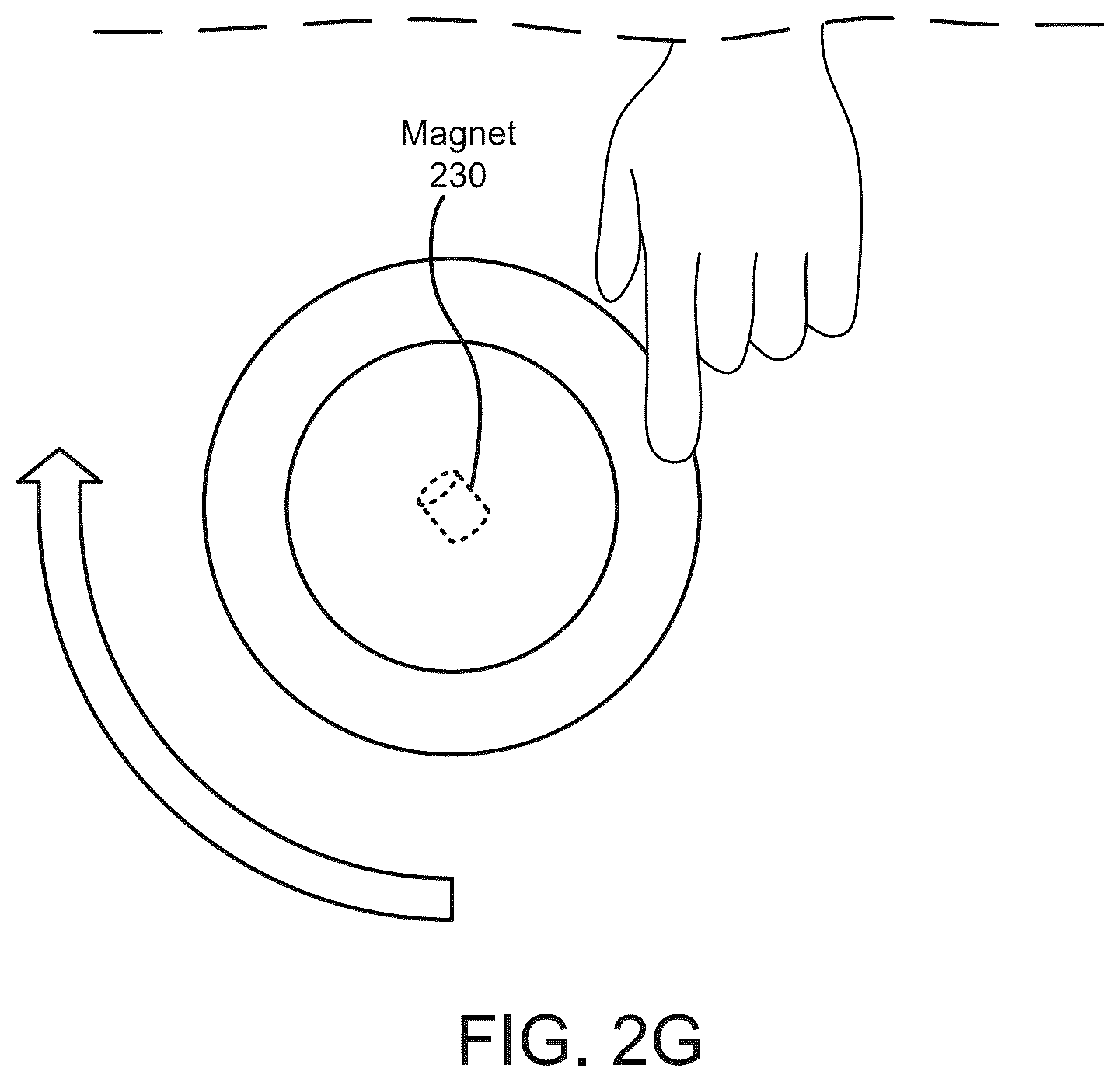 Patent US12591321 Figure 7 – Dial based human interface device