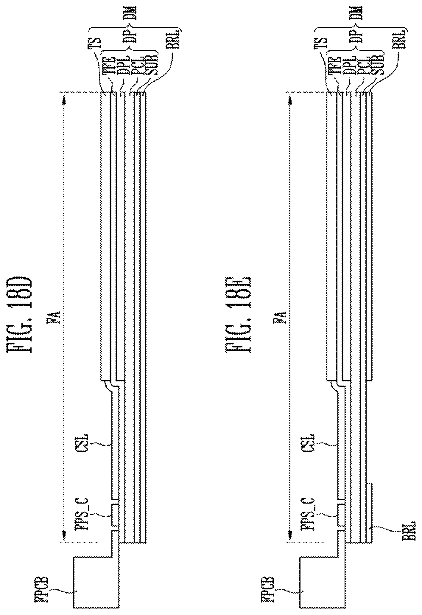 Patent US12591325 Figure 16 – Display device including a finger print sensor