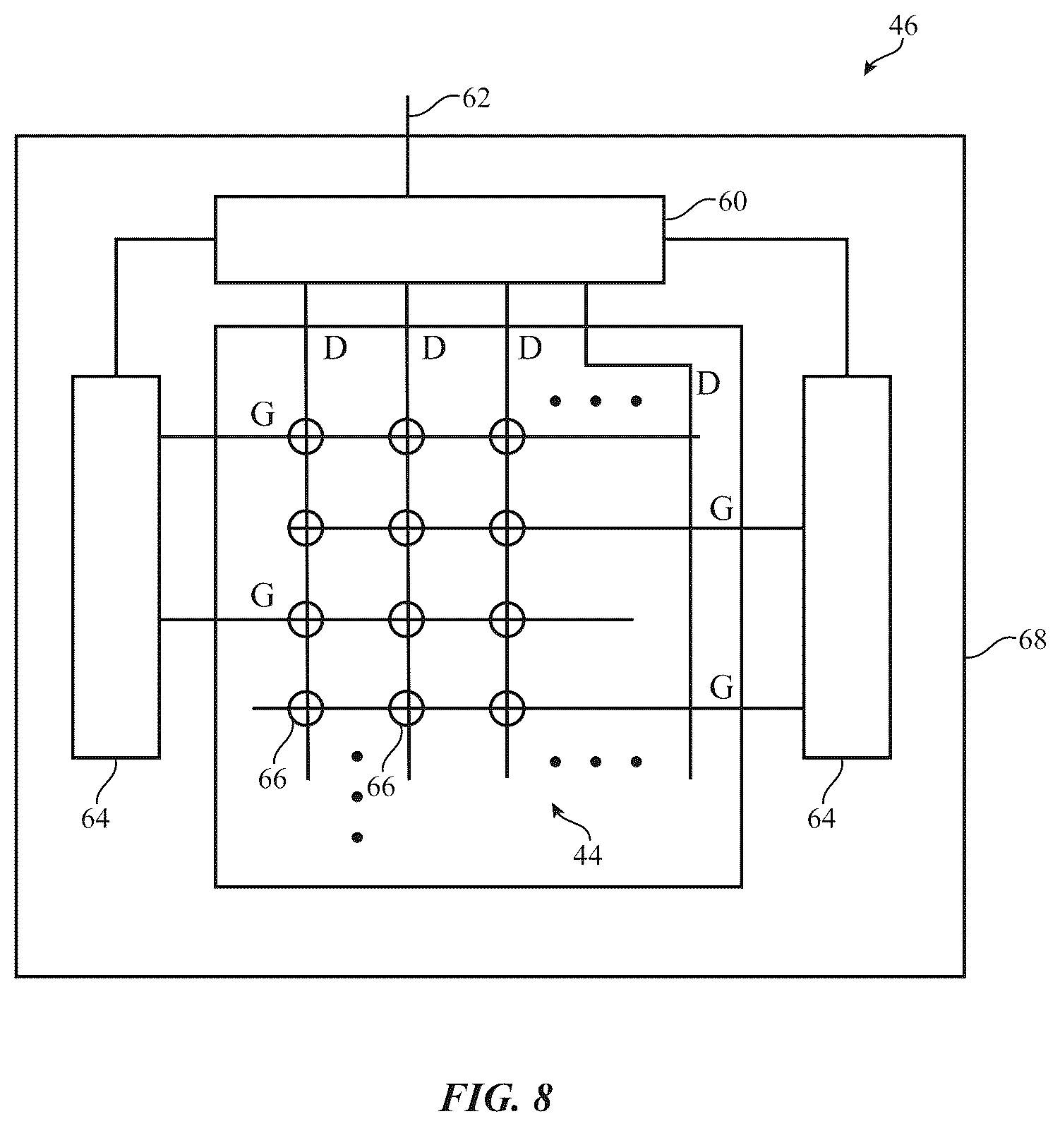 Patent US12591330 Figure 5 – Electronic devices with display and touch sensor structures