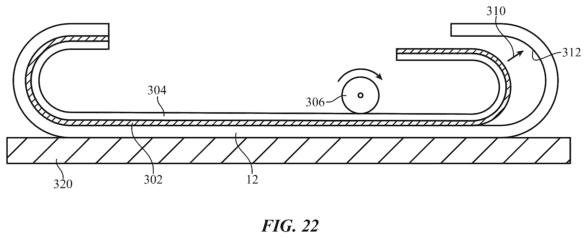 Patent US12591330 Figure 14 – Electronic devices with display and touch sensor structures