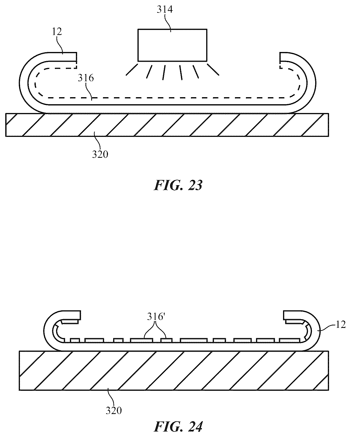 Patent US12591330 Figure 15 – Electronic devices with display and touch sensor structures