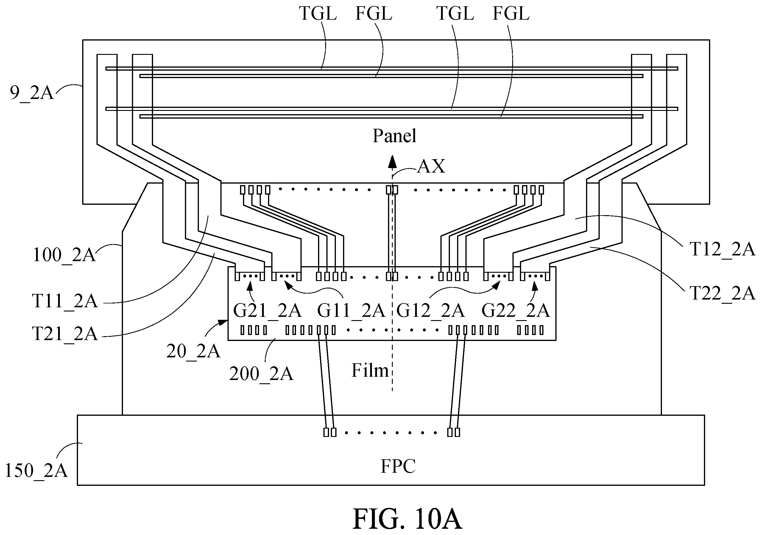 Patent US12591332 Figure 16 – Single-chip device for driving a panel including fingerprint sensing pixels, display pixels and touch sensors, electronic module therefor, and electronic apparatus including the single-chip device