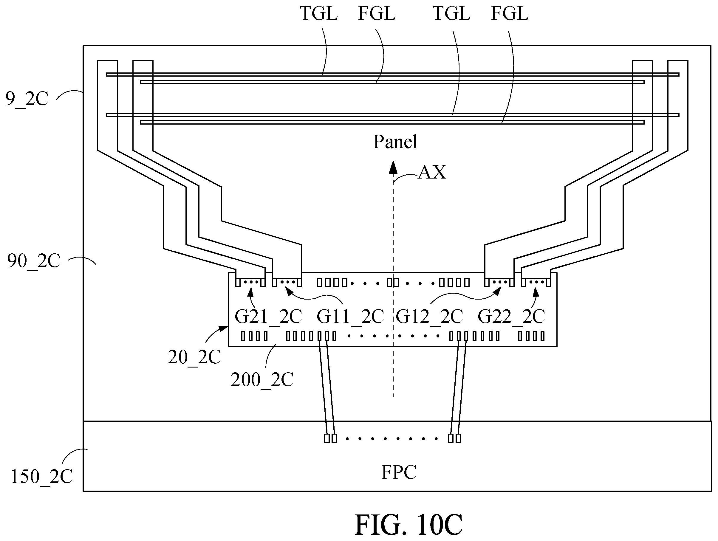 Patent US12591332 Figure 18 – Single-chip device for driving a panel including fingerprint sensing pixels, display pixels and touch sensors, electronic module therefor, and electronic apparatus including the single-chip device