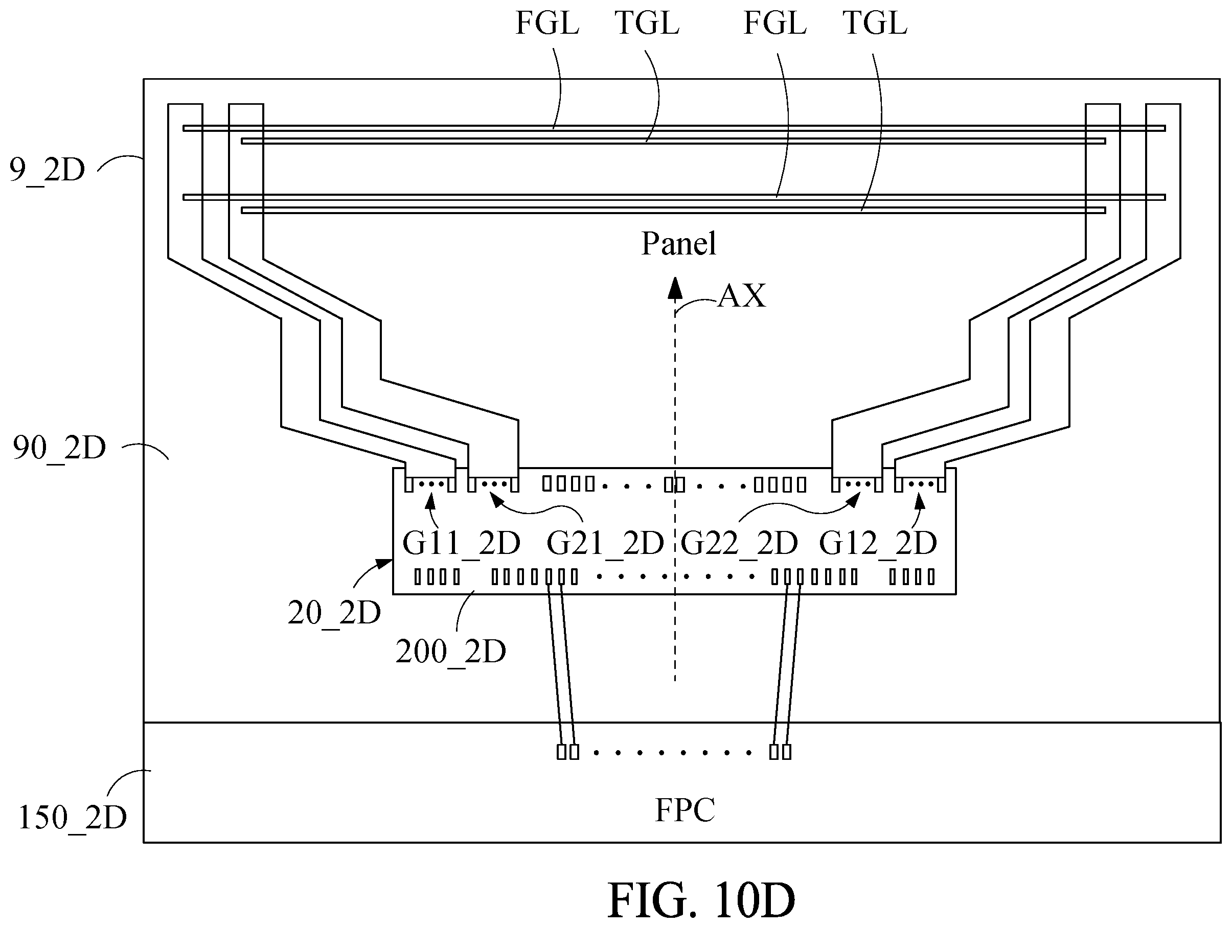 Patent US12591332 Figure 19 – Single-chip device for driving a panel including fingerprint sensing pixels, display pixels and touch sensors, electronic module therefor, and electronic apparatus including the single-chip device