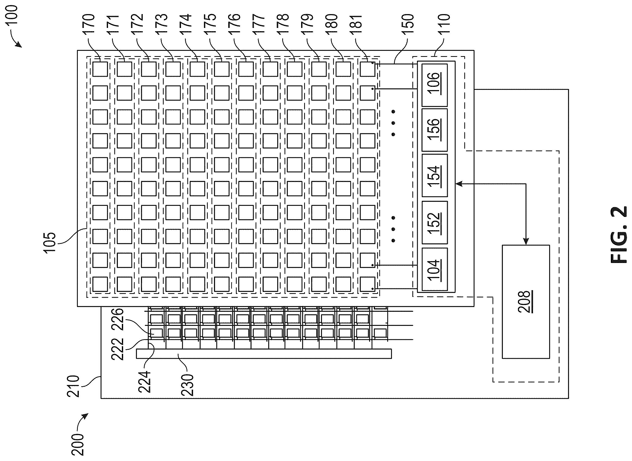 Patent US12591335 Figure 2 – System and method for differential parallel touch sensing