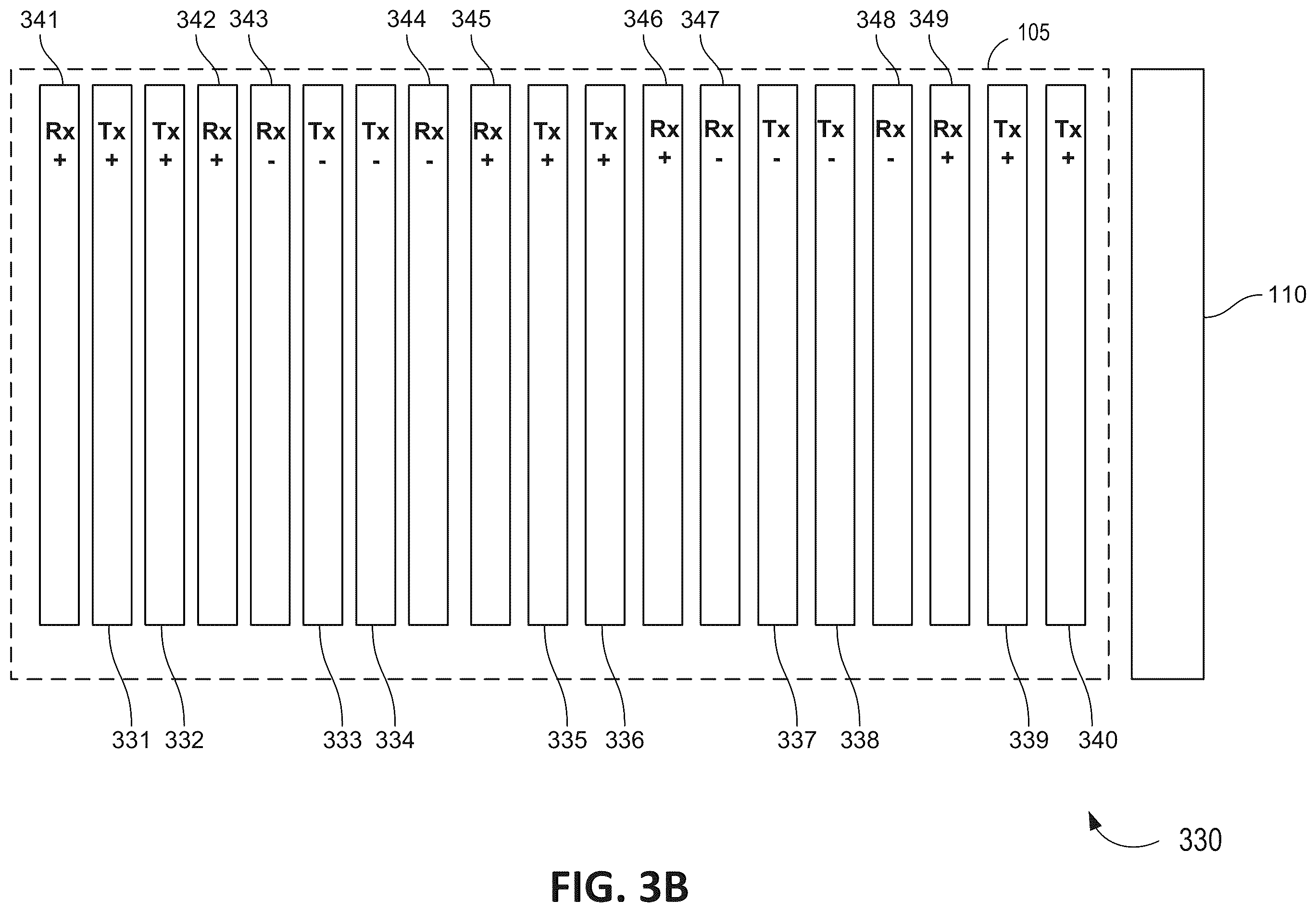 Patent US12591335 Figure 4 – System and method for differential parallel touch sensing