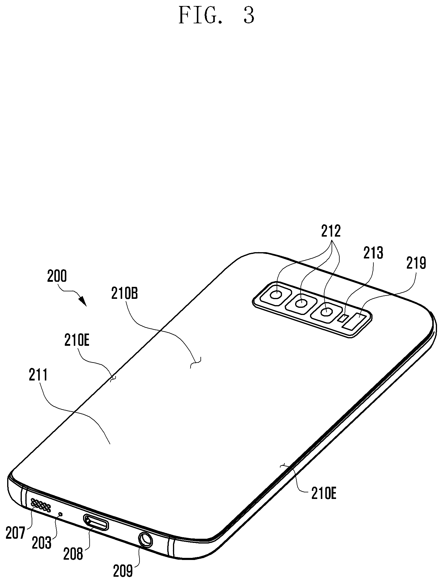 Patent US12591339 Figure 3 – Electronic device having ultrasonic sensor for identifying a touch position and method of operating the same