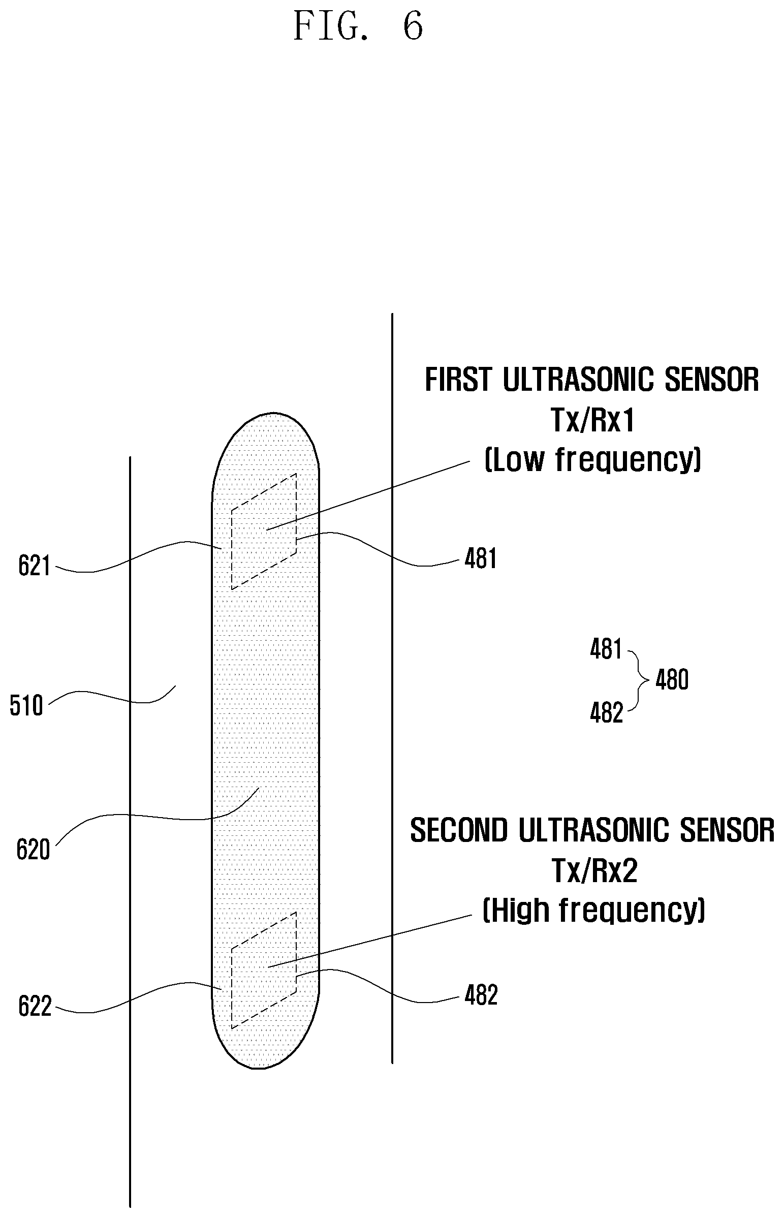 Patent US12591339 Figure 6 – Electronic device having ultrasonic sensor for identifying a touch position and method of operating the same