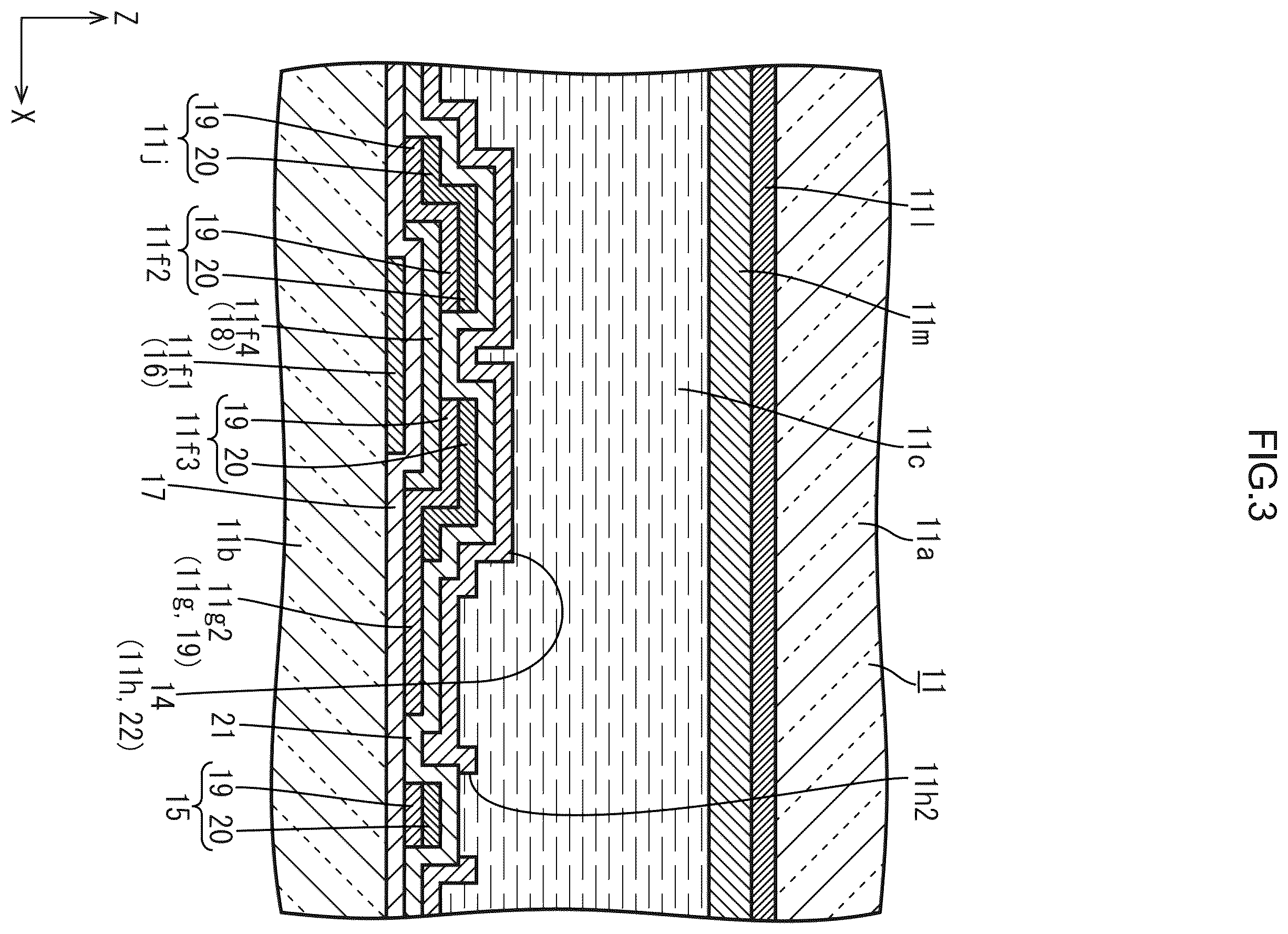 Patent US12591342 Figure 3 – Display device
