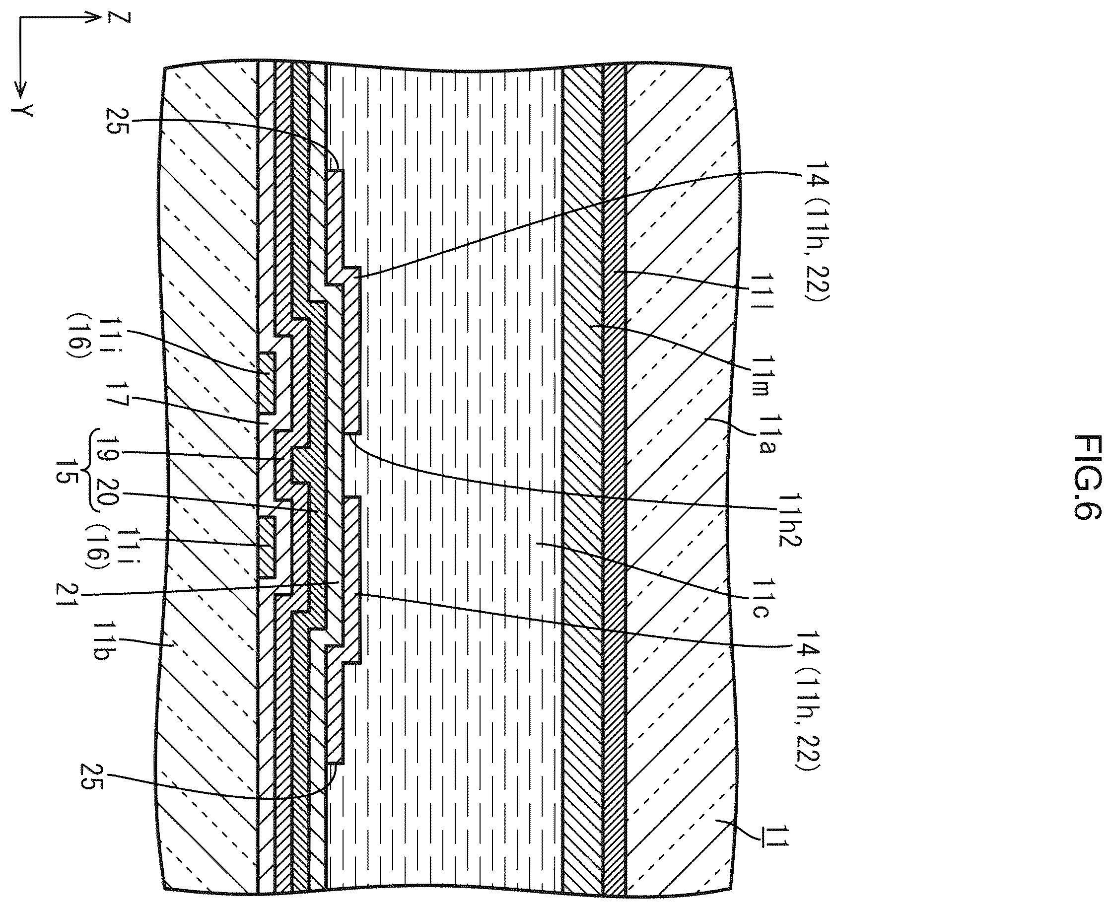 Patent US12591342 Figure 6 – Display device