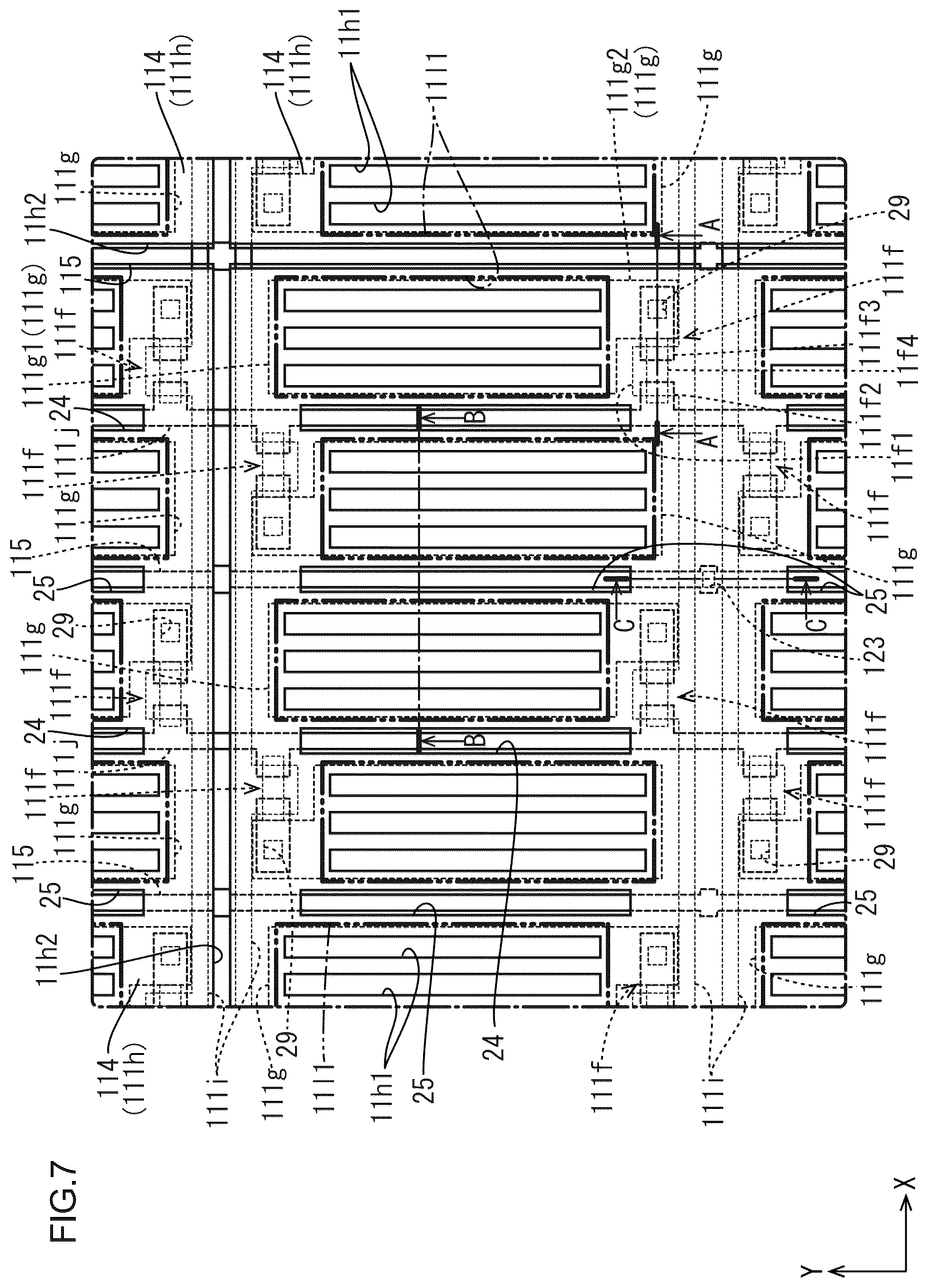 Patent US12591342 Figure 7 – Display device