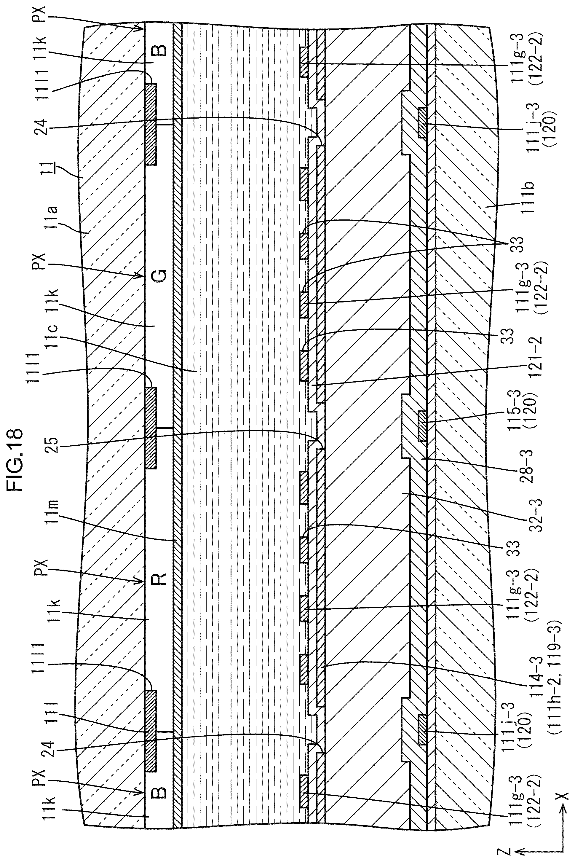Patent US12591342 Figure 18 – Display device