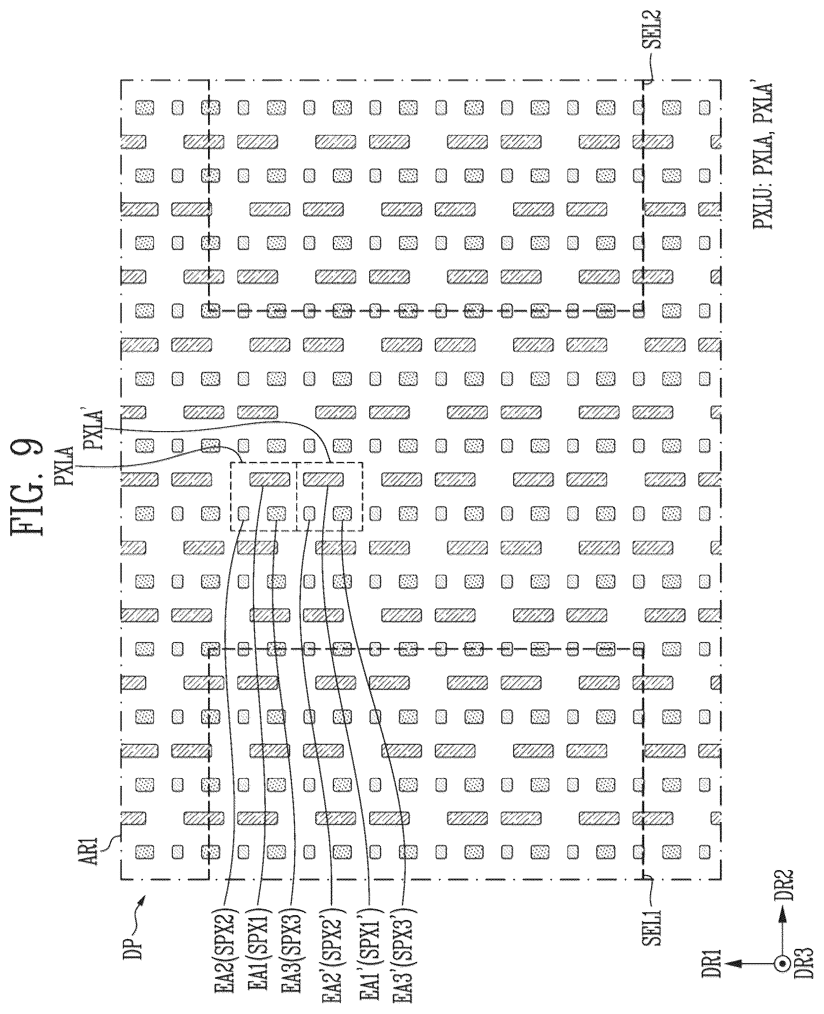 Patent US12591343 Figure 7 – Display device and electronic device including the same