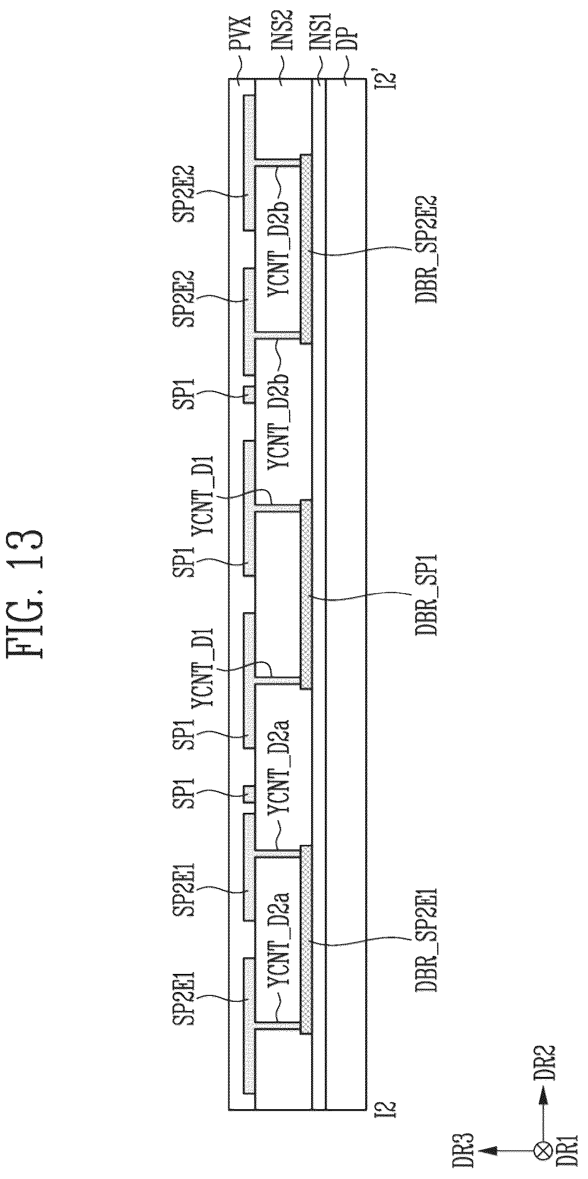 Patent US12591343 Figure 11 – Display device and electronic device including the same