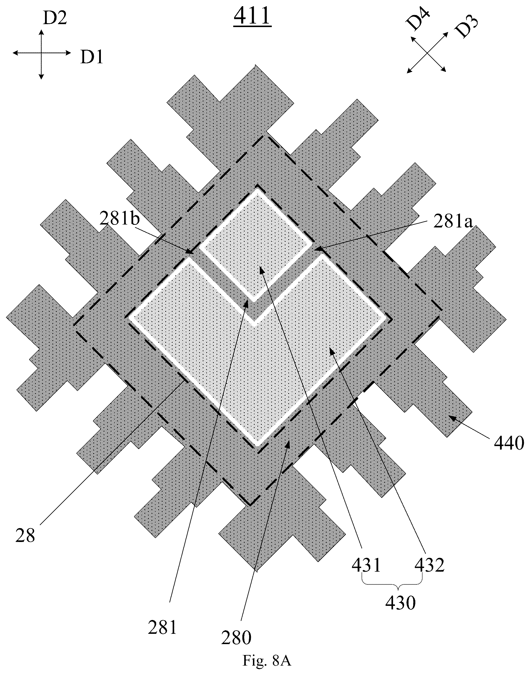 Patent US12591345 Figure 10 – Touch structure, display panel and electronic device