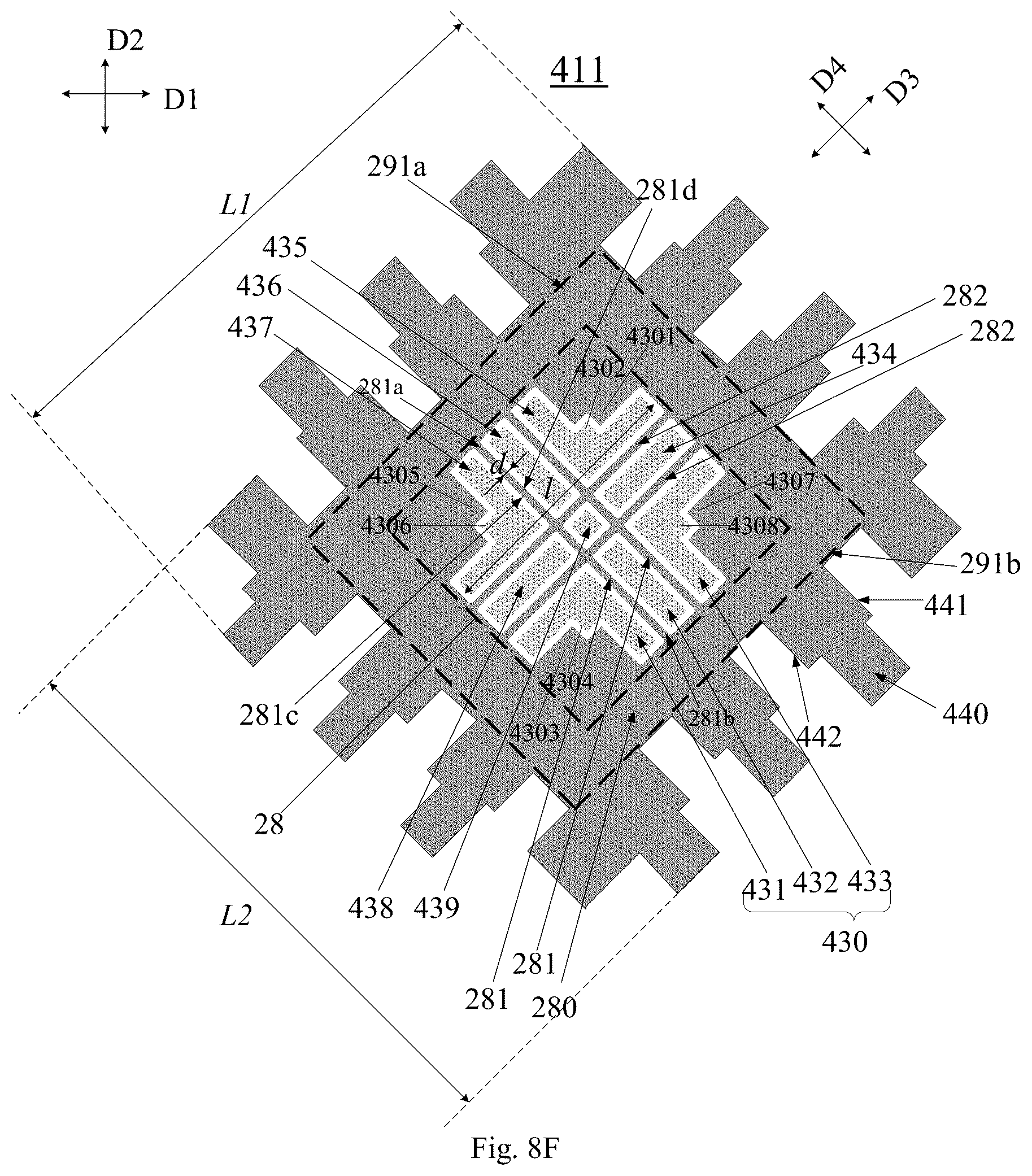 Patent US12591345 Figure 15 – Touch structure, display panel and electronic device