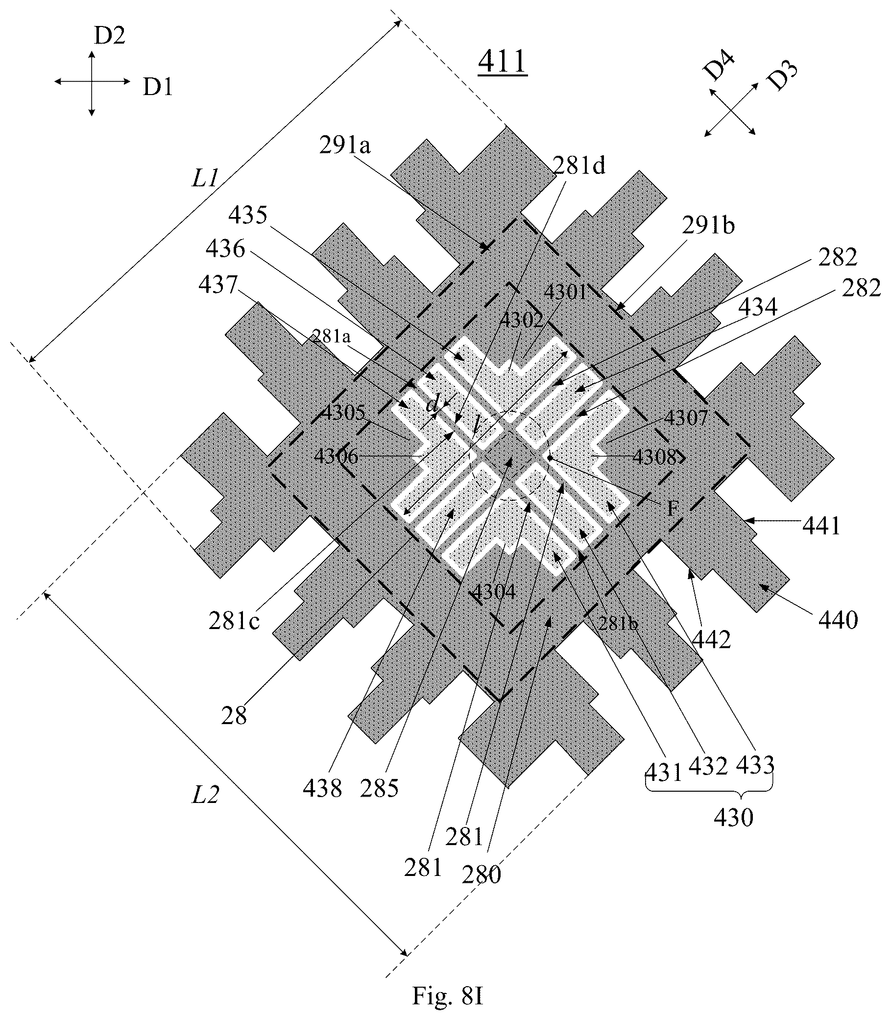 Patent US12591345 Figure 18 – Touch structure, display panel and electronic device