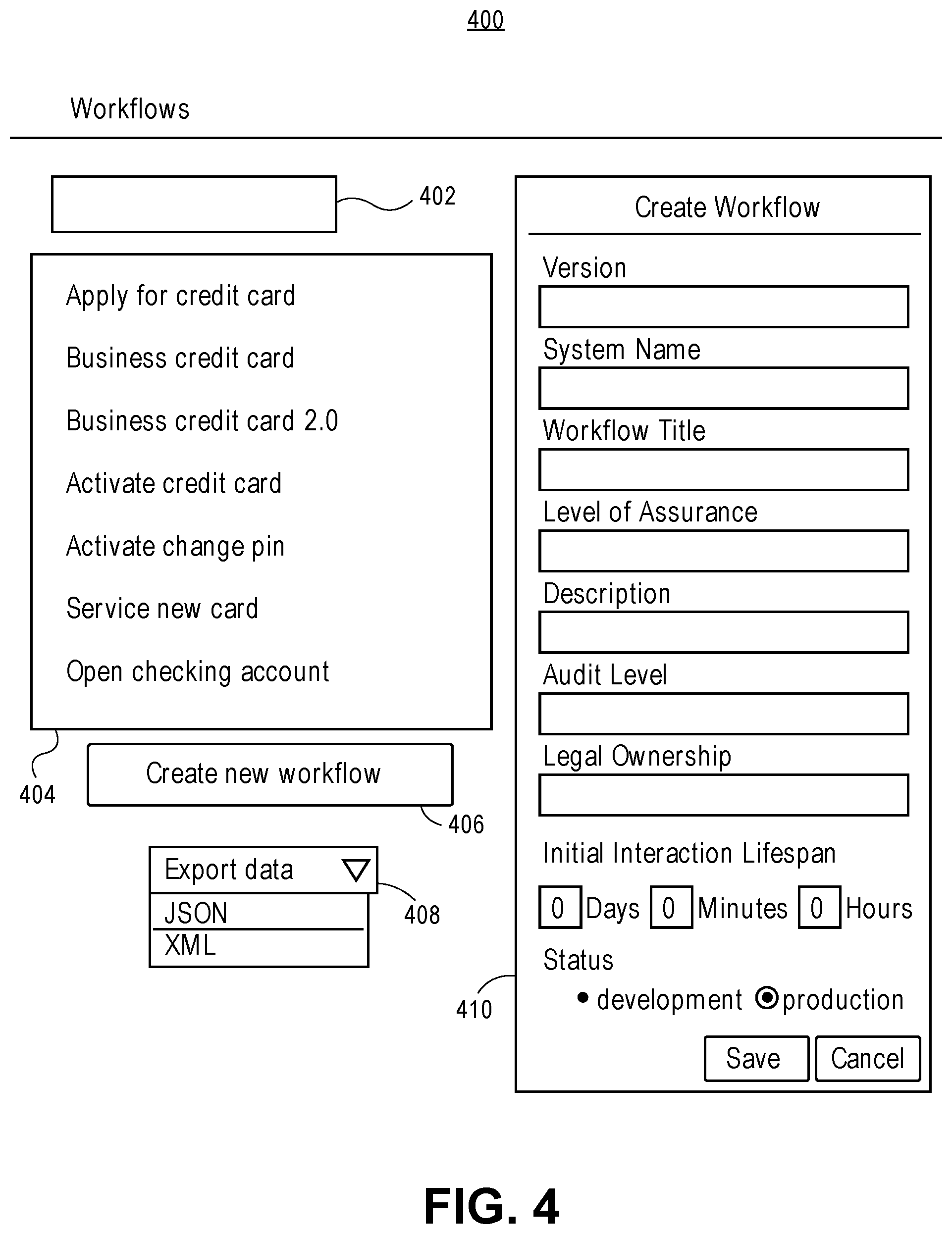 Patent US12591355 Figure 4 – Method and system for administering dynamic user experience applications