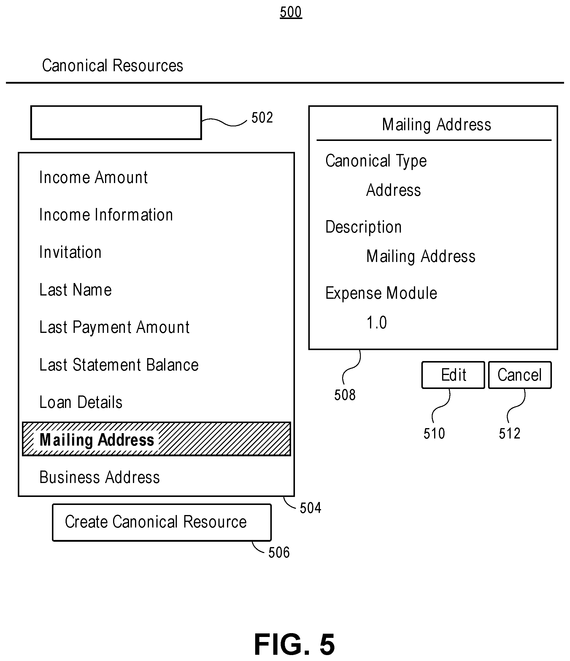 Patent US12591355 Figure 5 – Method and system for administering dynamic user experience applications