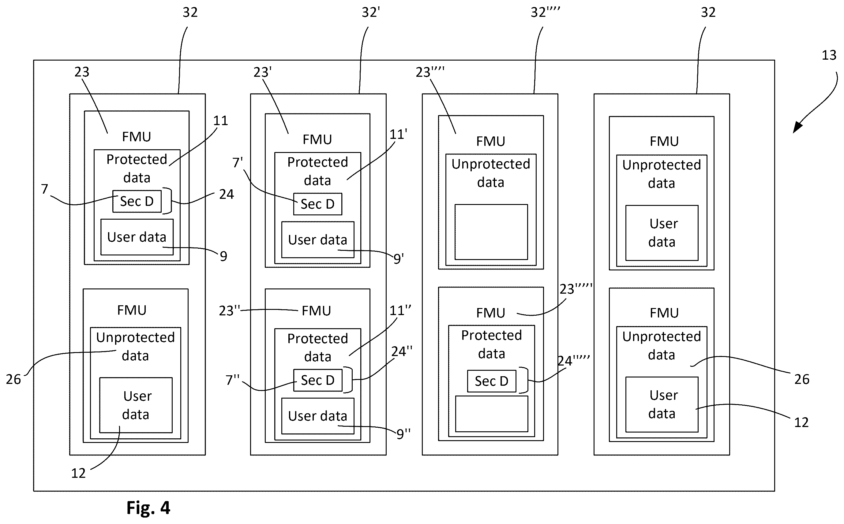 Patent US12591375 Figure 4 – Data storage device and method of access in confidential mode and normal mode