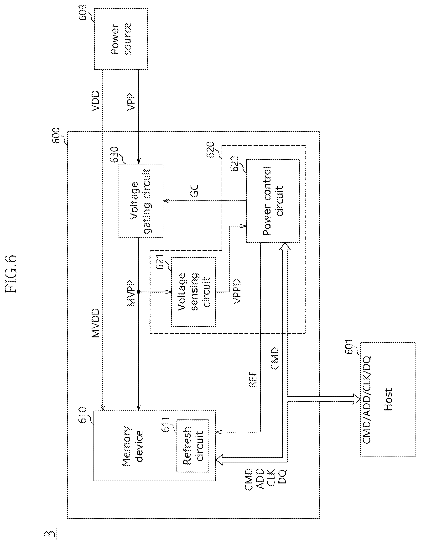 Patent US12591378 Figure 5 – Memory module capable of reducing power consumption and semiconductor system including the same