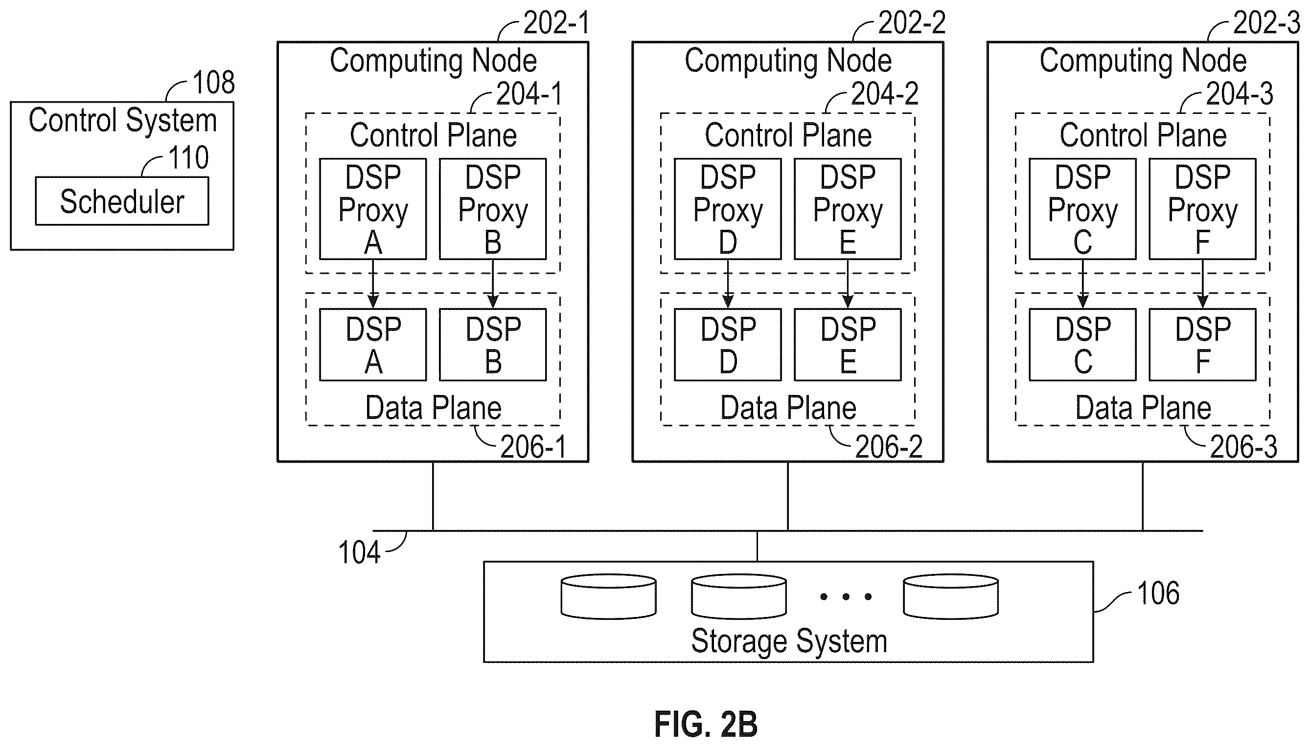 Patent US12591387 Figure 3 – Placements of data path service partitions