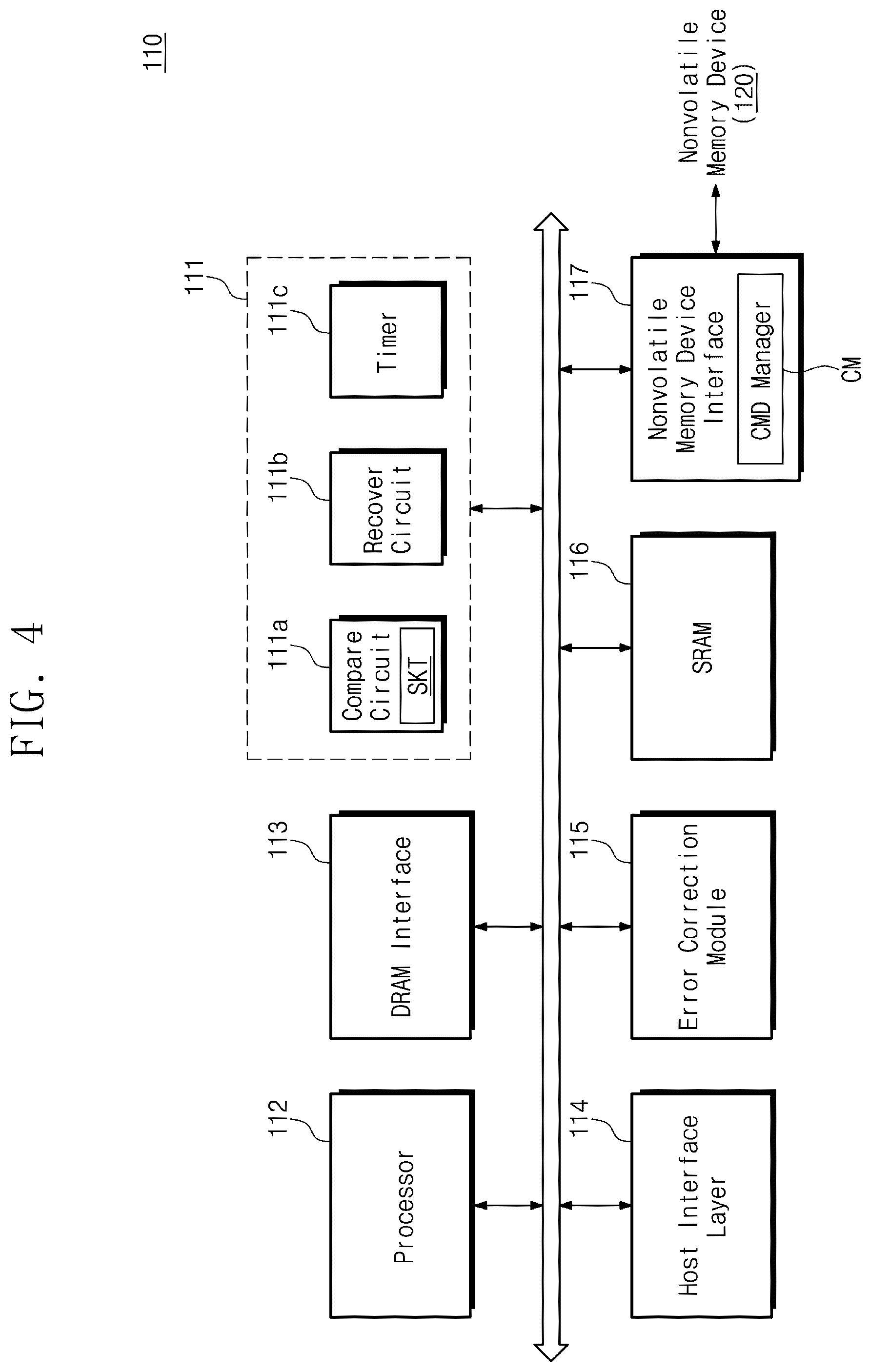 Patent US12591389 Figure 4 – Memory controller and operation method thereof for performing an interleaving read operation
