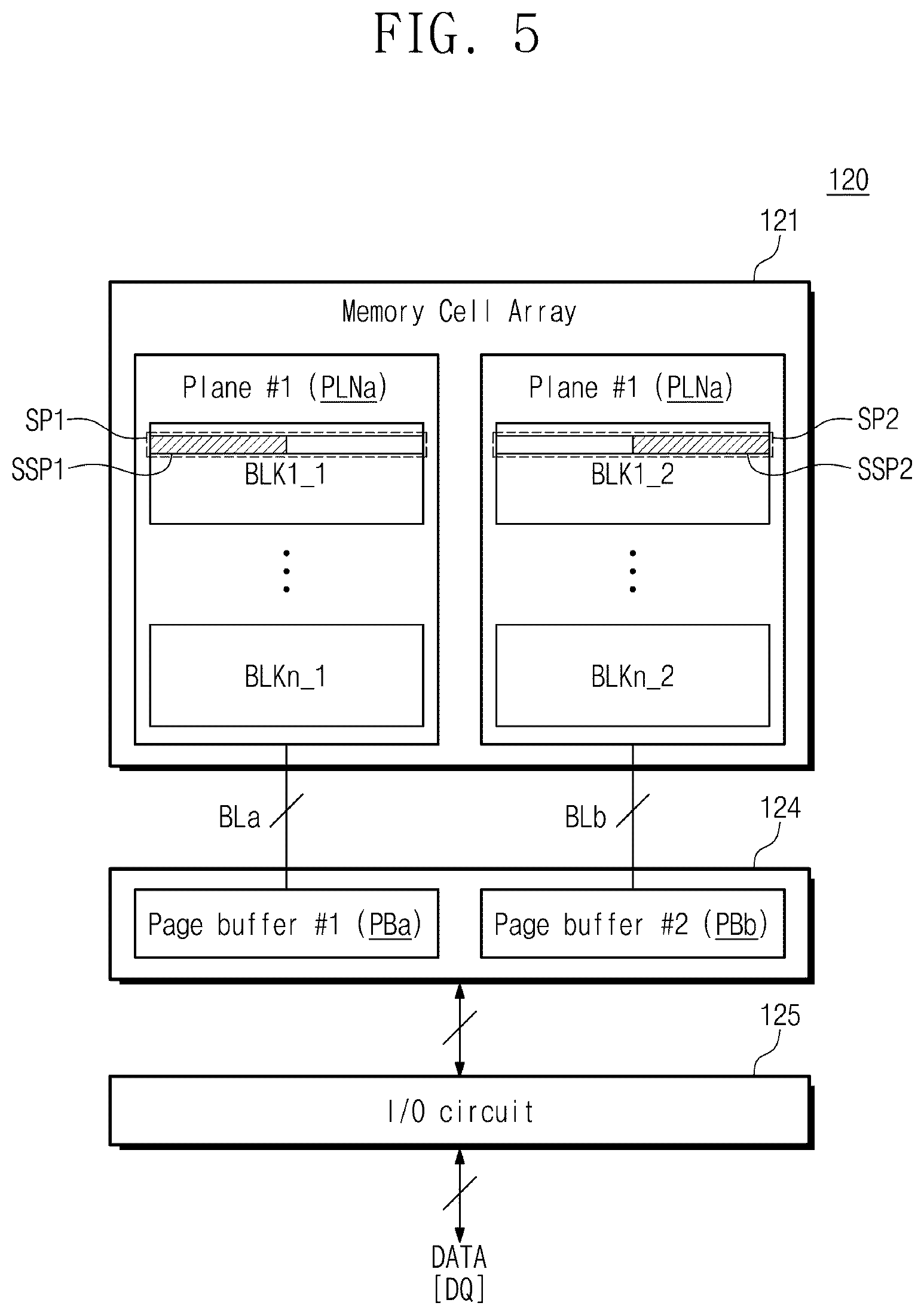 Patent US12591389 Figure 5 – Memory controller and operation method thereof for performing an interleaving read operation