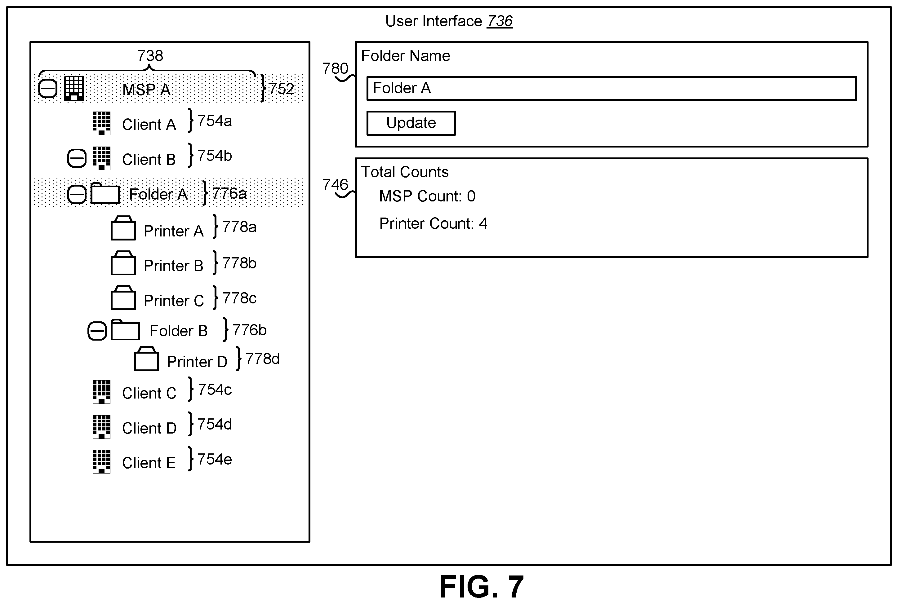 Patent US12591399 Figure 7 – Systems and methods for operating multiple client printing systems