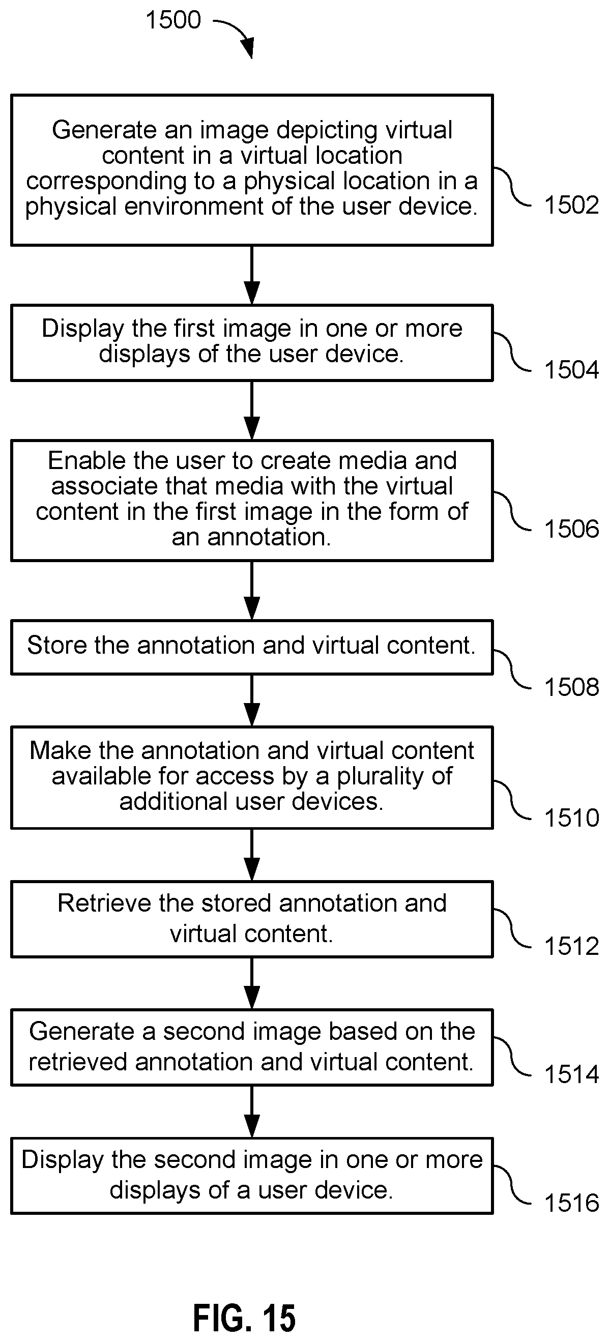 Patent US12591402 Figure 13 – Augmented reality collaboration system with annotation capability