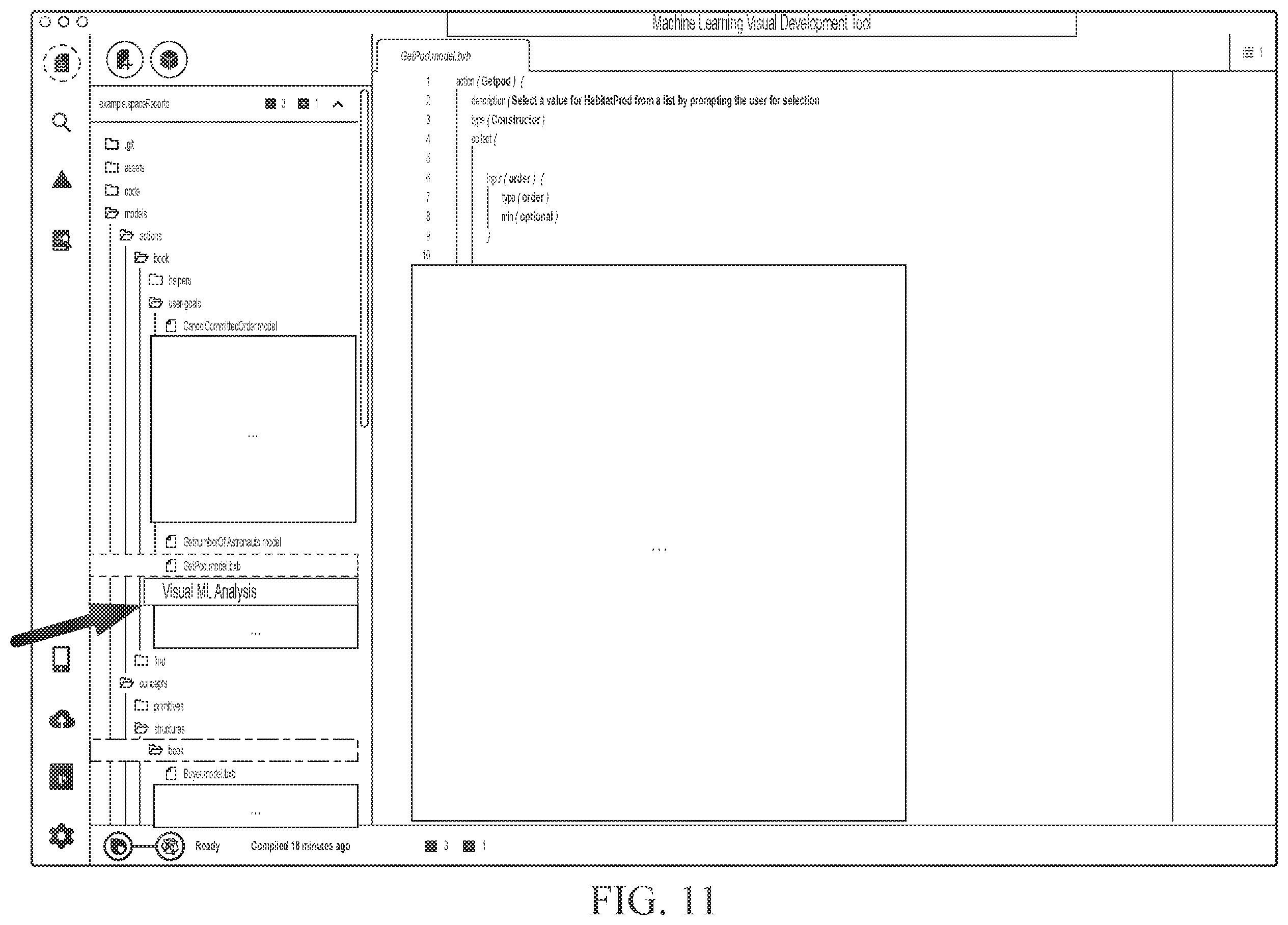 Patent US12591418 Figure 17 – Electronic system for developing a machine learning model