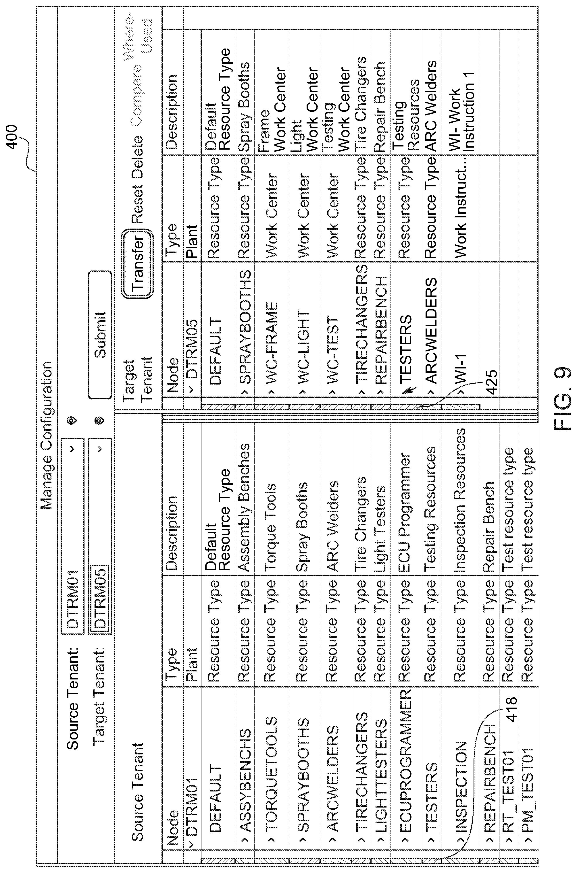 Patent US12591438 Figure 10 – Configuration transport between tenants