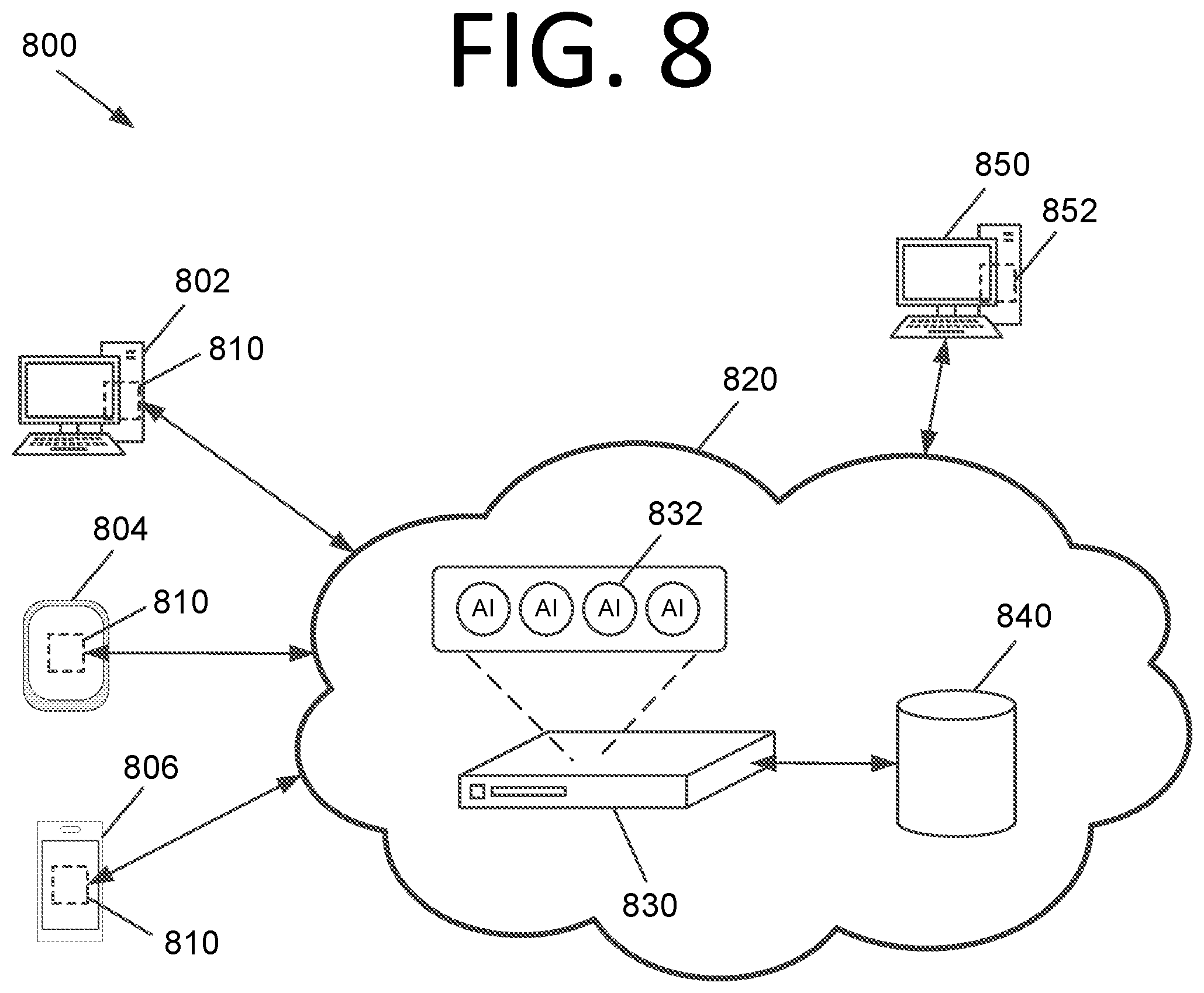 Patent US12591441 Figure 9 – Determining sequences of interactions, process extraction, and robot generation using generative artificial intelligence / machine learning models