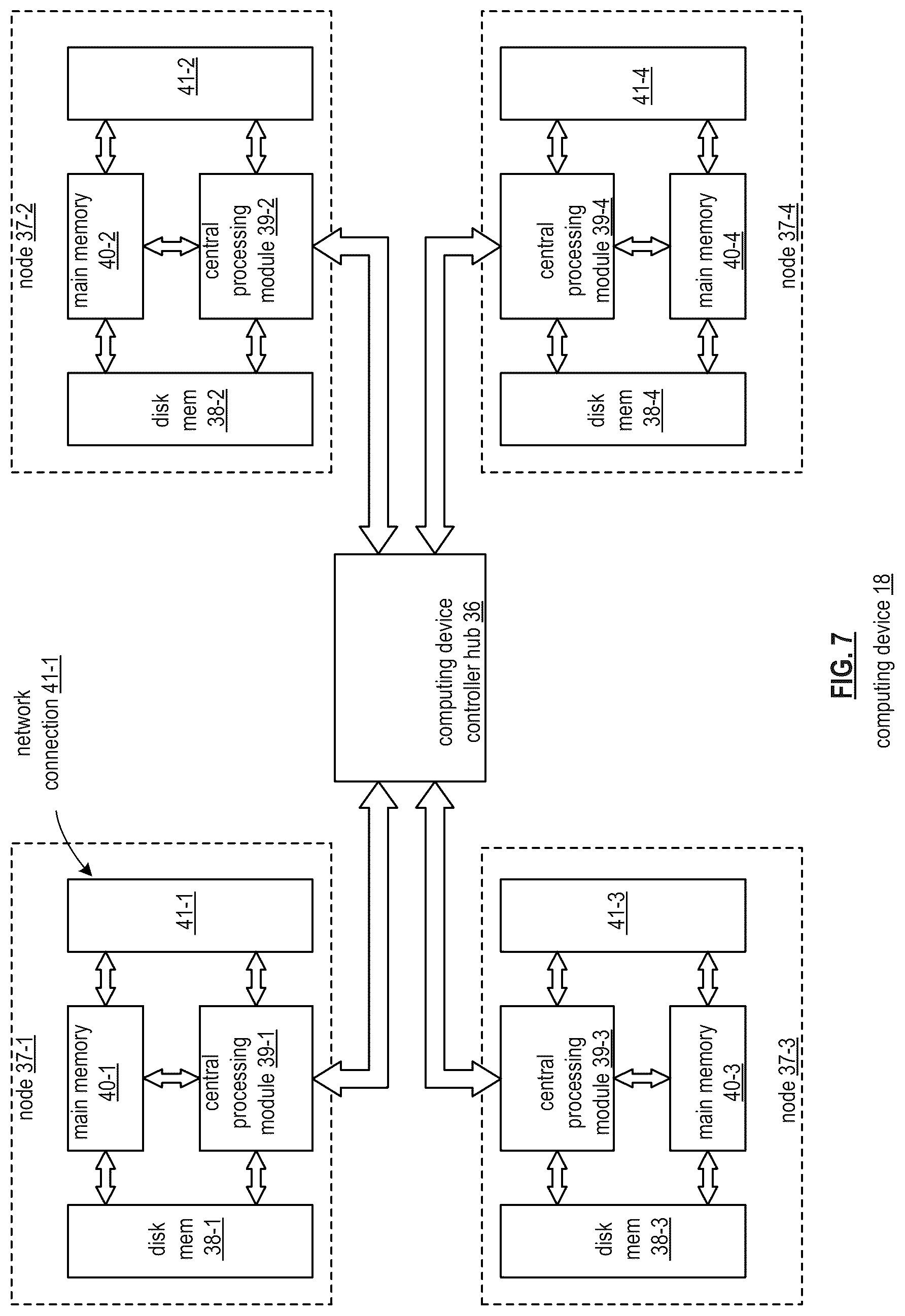 Patent US12591516 Figure 7 – Database system with replication based storage and redundancy coding based storage