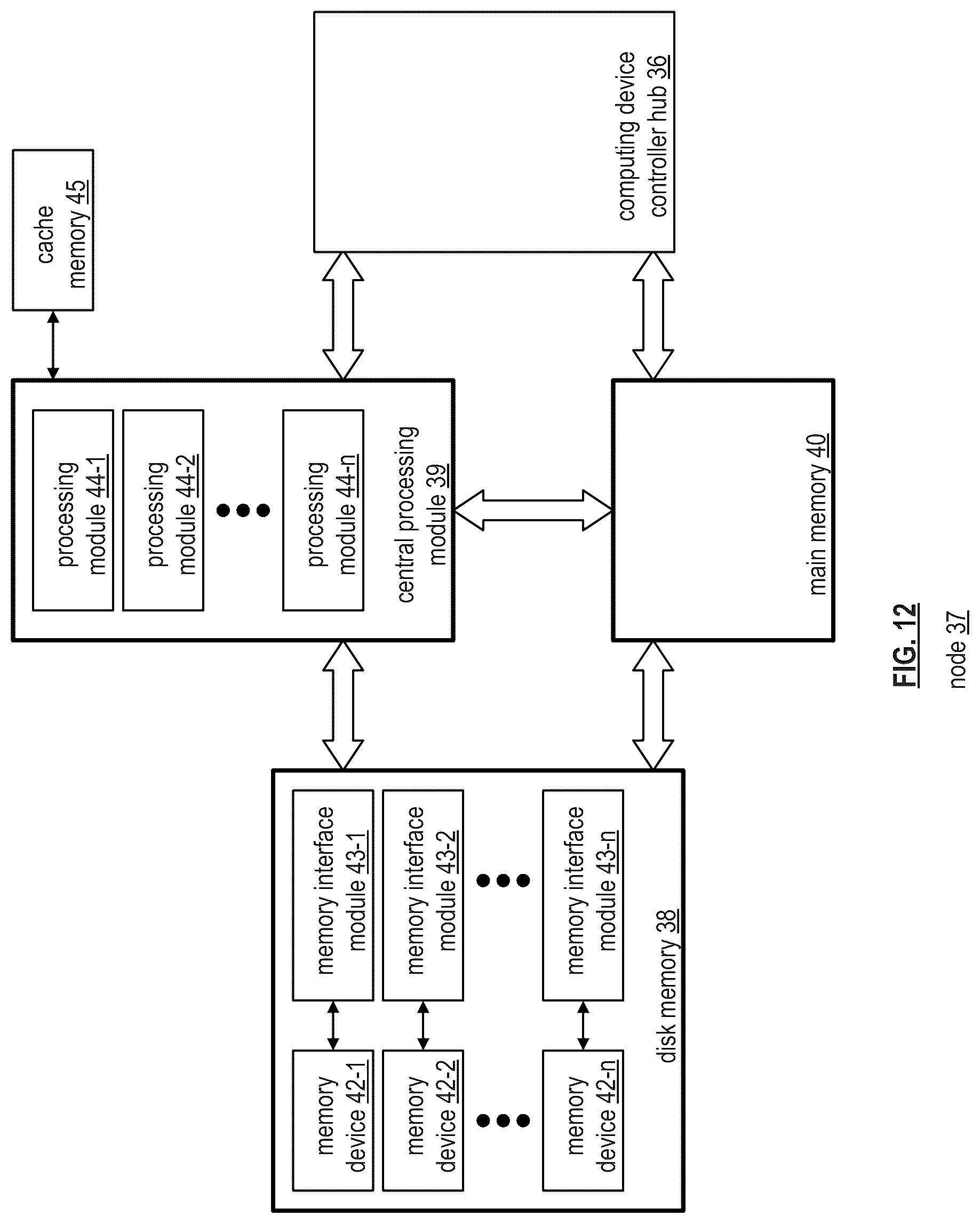 Patent US12591516 Figure 12 – Database system with replication based storage and redundancy coding based storage