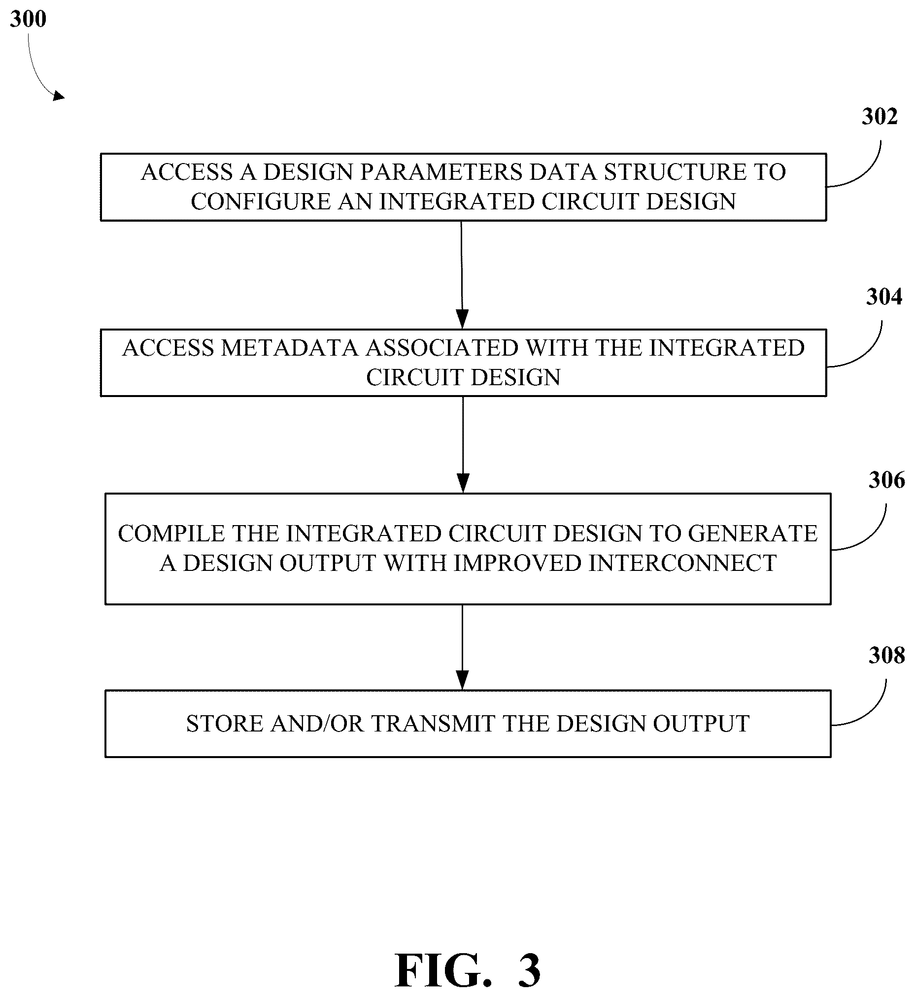 Patent US12591527 Figure 3 – Integrated circuit generation with improved interconnect