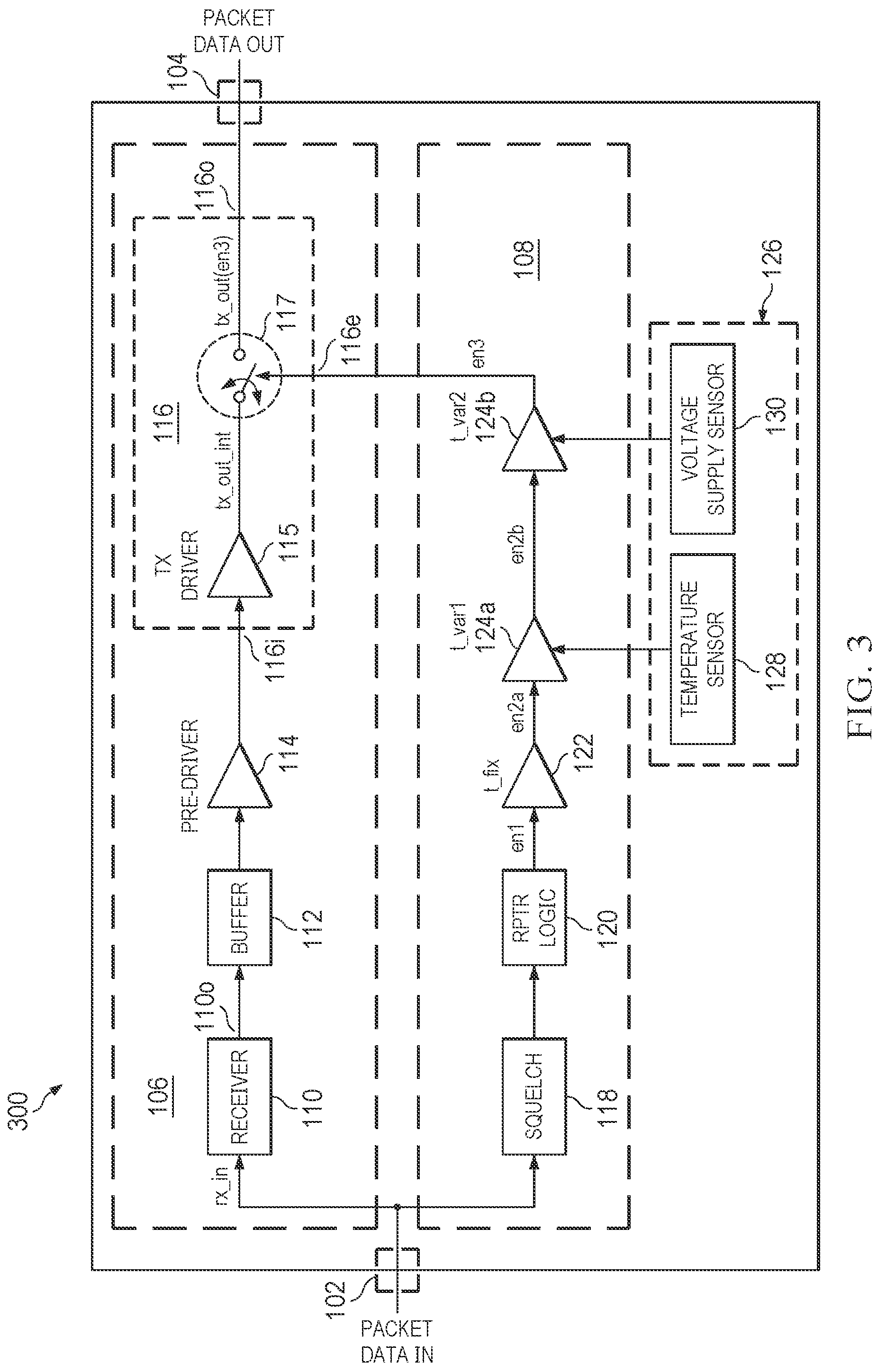 Patent US12591531 Figure 3 – Technique for limiting transmission of partial symbols in repeater device