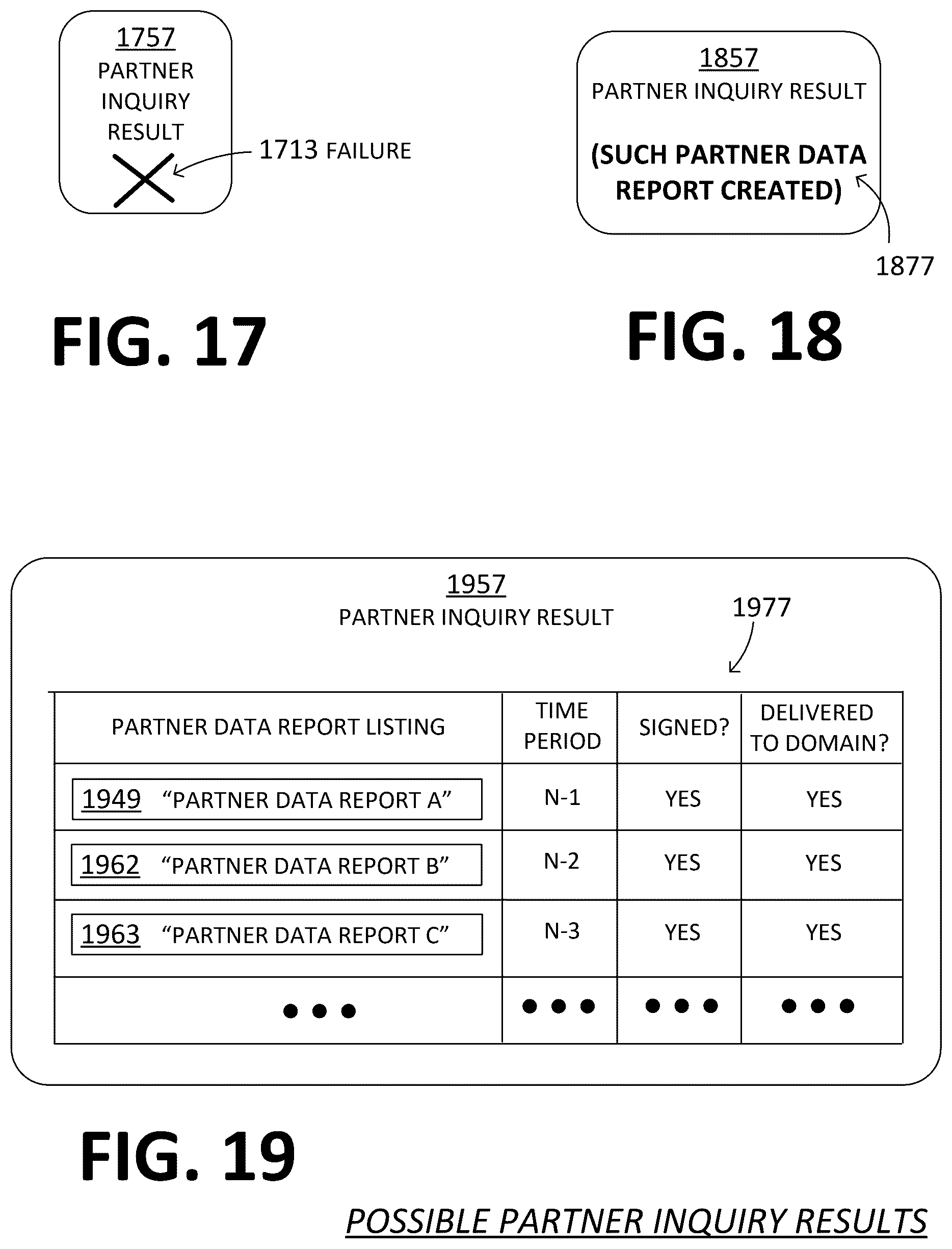 Patent US12591543 Figure 16 – Online software platform (OSP) checking partner entity of primary entity for prior actions indicating delivery of data reports by the partner entity to domain on behalf of the primary entity, to lessen chance of duplication of such delivery