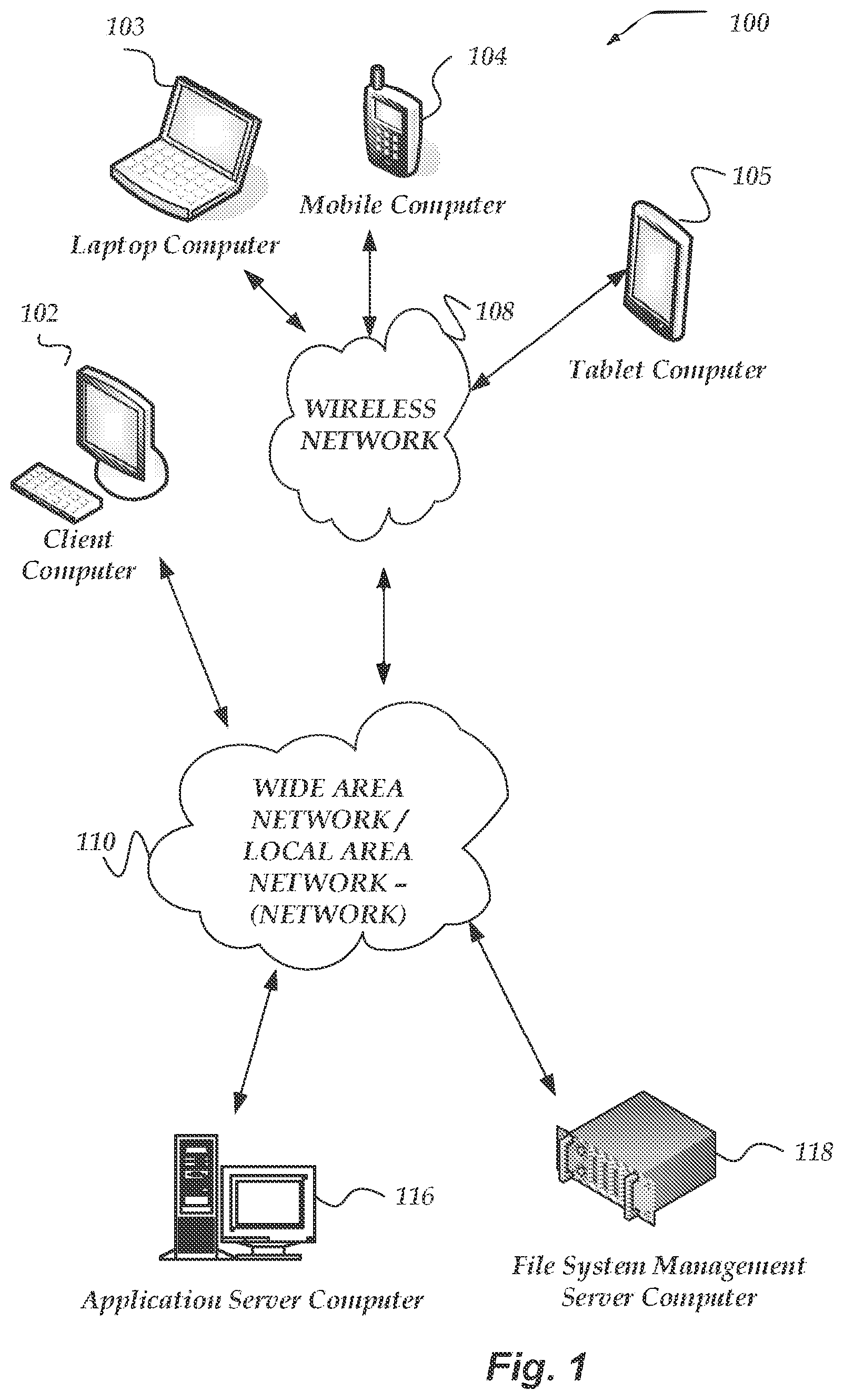 Patent US12591548 Figure 1 – Aggregating metrics in file systems using structured journals