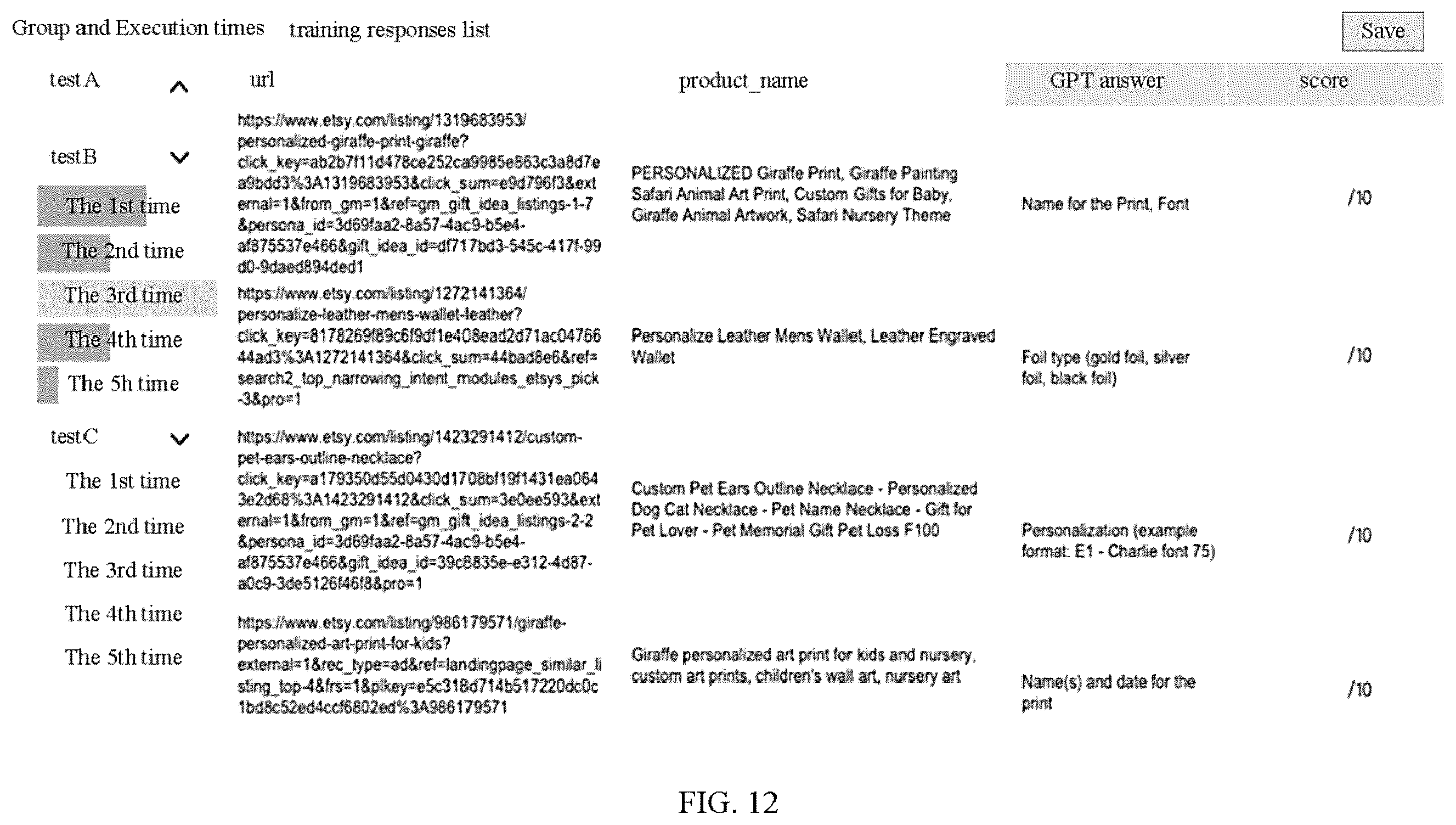 Patent US12591571 Figure 11 – Method for optimizing prompt engineering and related products