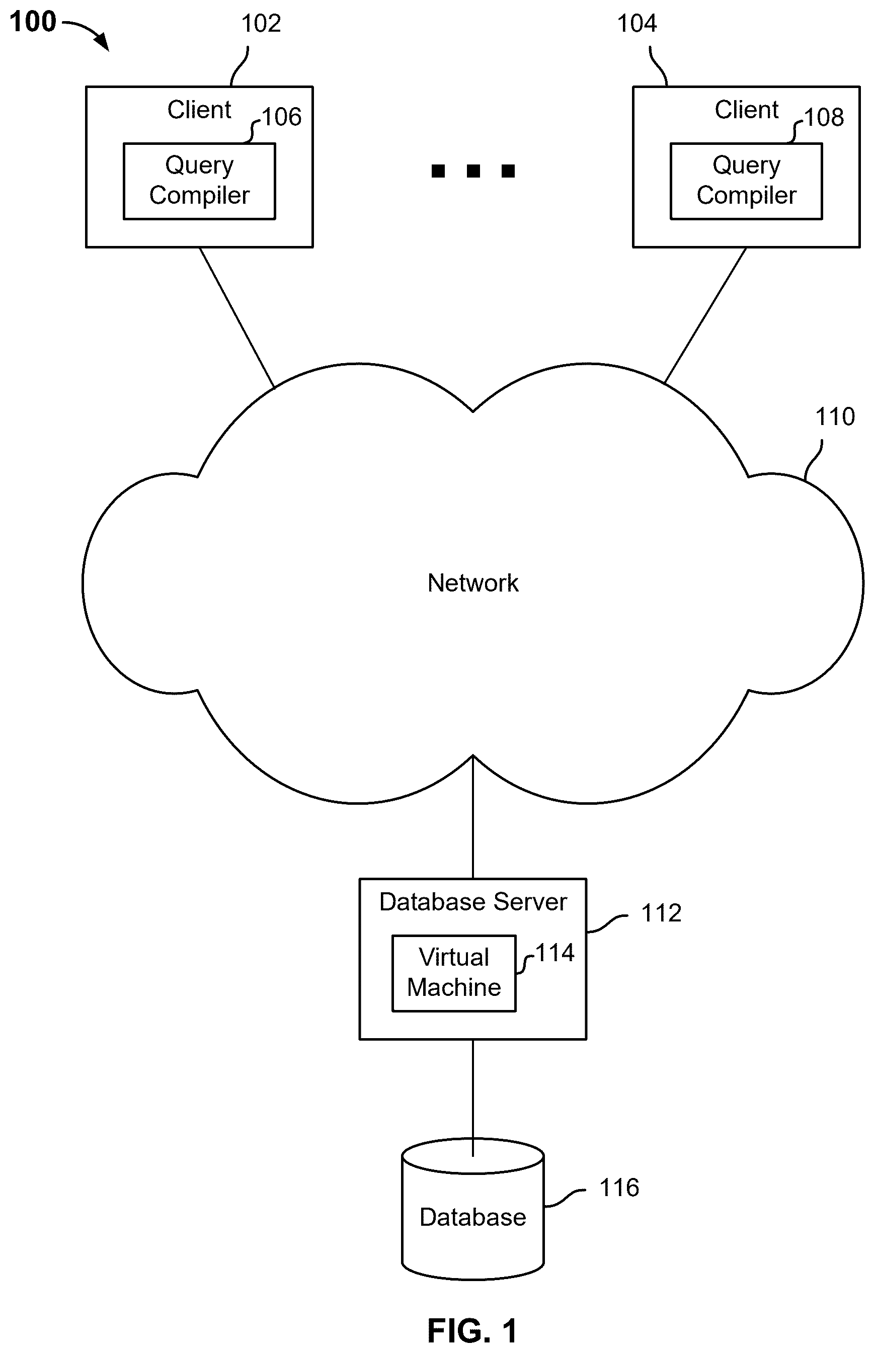 Patent US12591574 Figure 1 – Query engine for graph databases and heterogeneous hardware