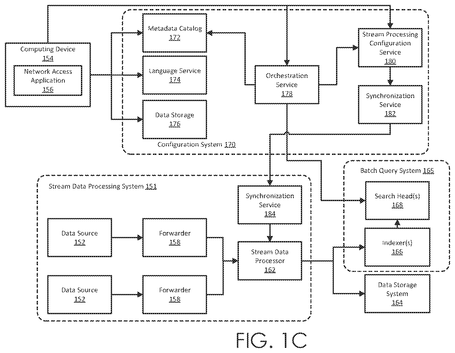 Patent US12591578 Figure 3 – Query modification using partitioned commands