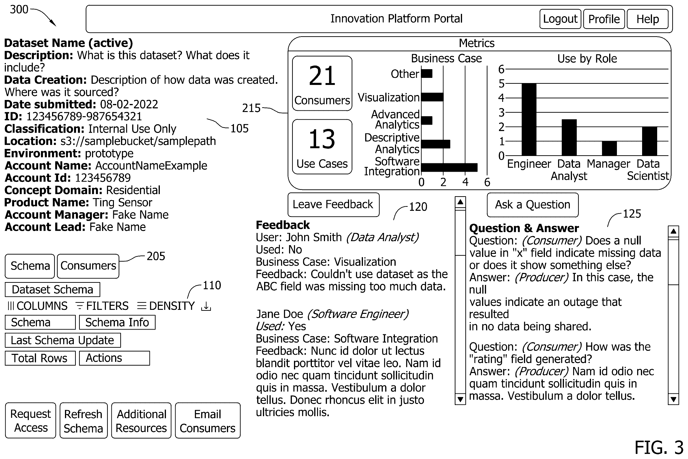 Patent US12591585 Figure 3 – Systems and methods for advanced enterprise data storage and retrieval