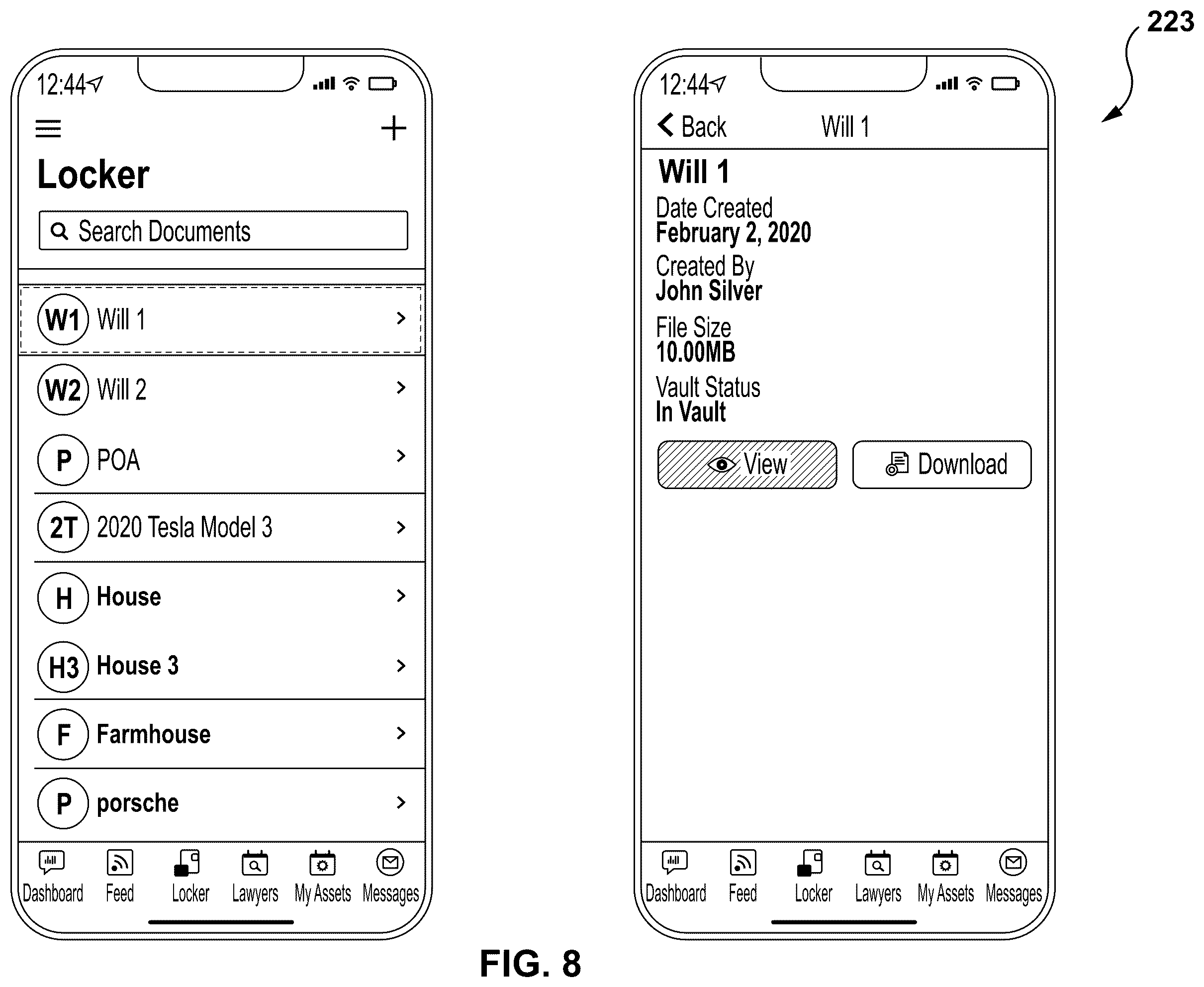 Patent US12591589 Figure 10 – Decentralized will management apparatus, systems and related methods of use
