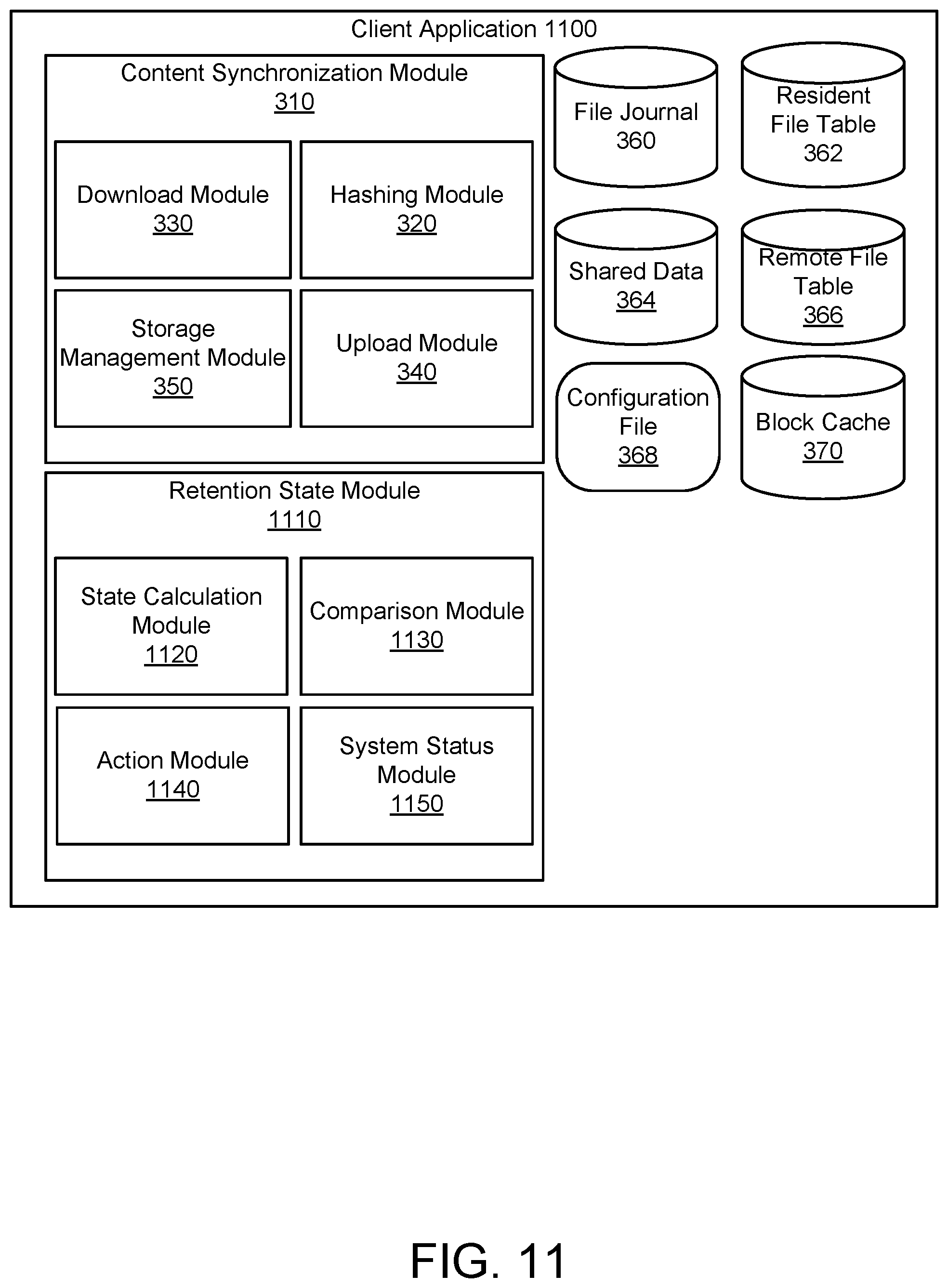 Patent US12591593 Figure 12 – Storage constrained synchronization of shared content items