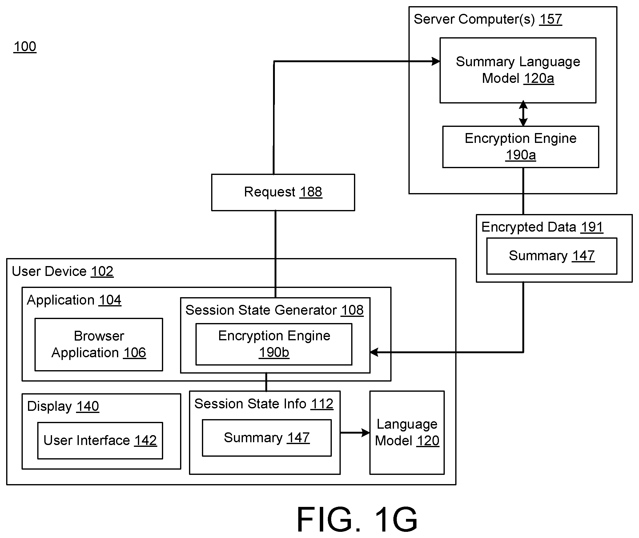 Patent US12591605 Figure 7 – Computer session management using a language model