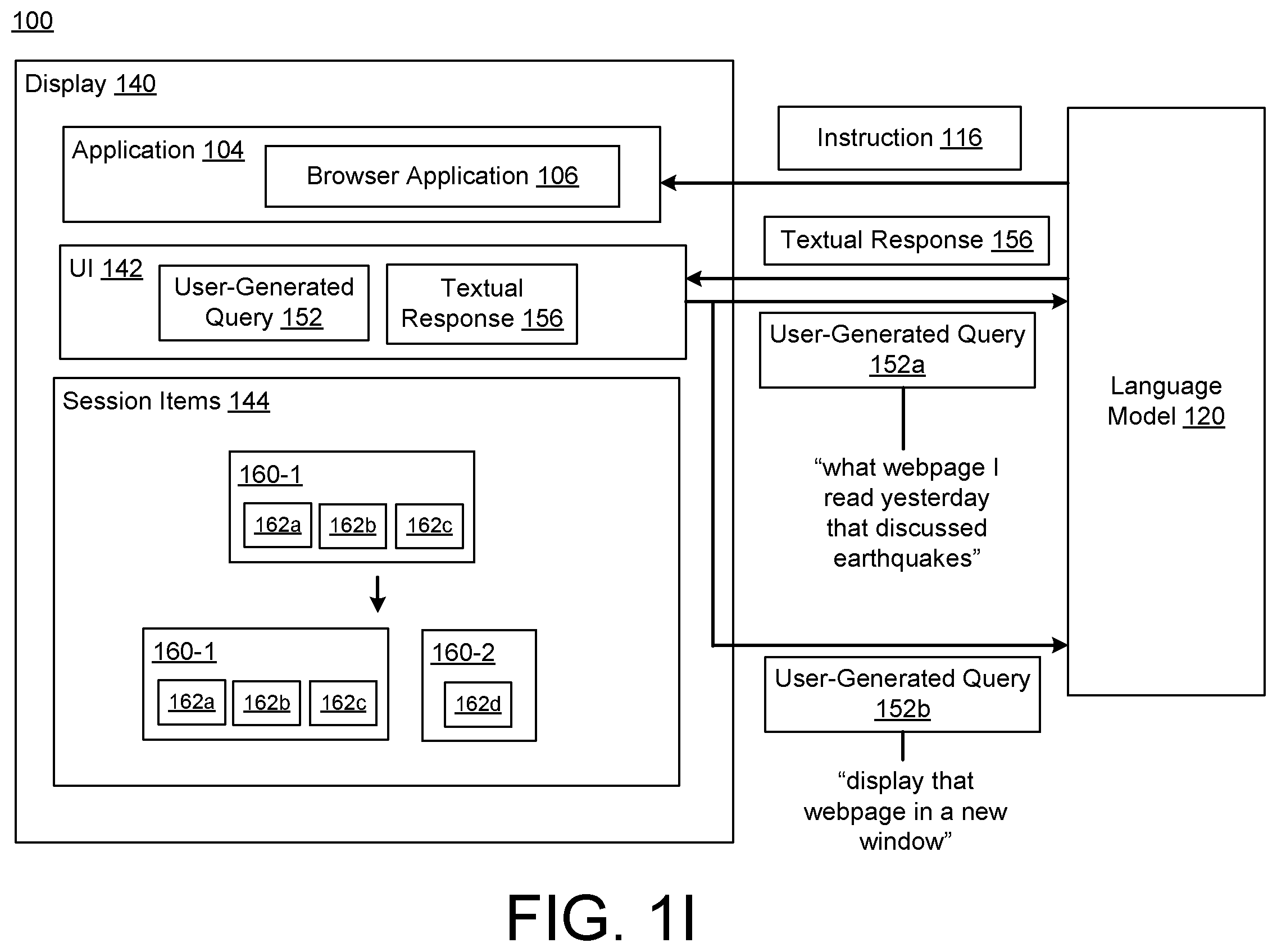 Patent US12591605 Figure 9 – Computer session management using a language model
