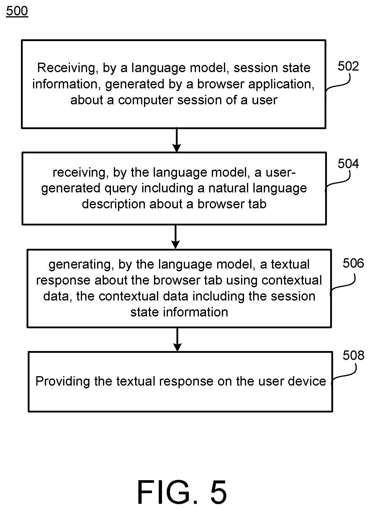 Patent US12591605 Figure 13 – Computer session management using a language model