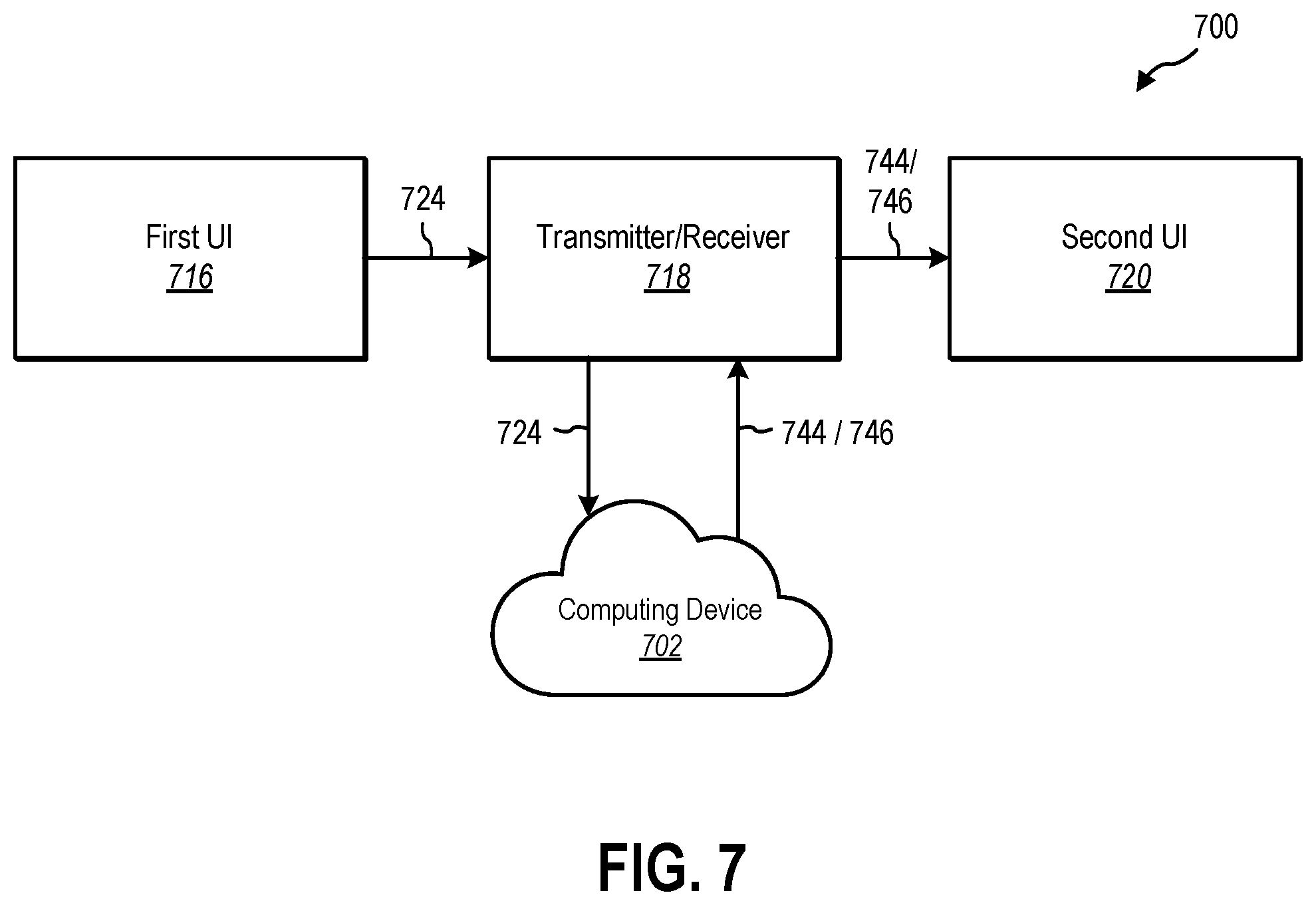 Patent US12591627 Figure 7 – Enhanced auto-suggestion functionality