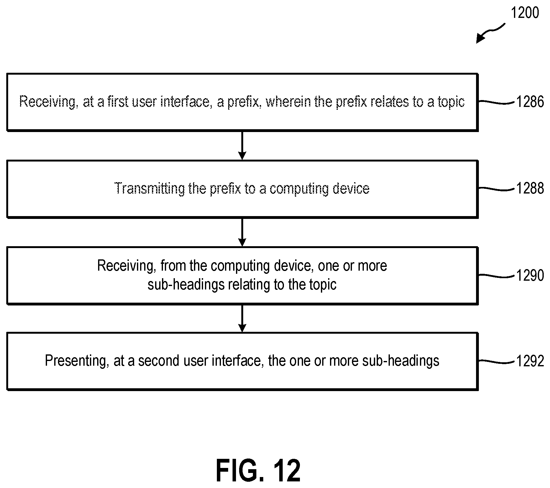 Patent US12591627 Figure 13 – Enhanced auto-suggestion functionality